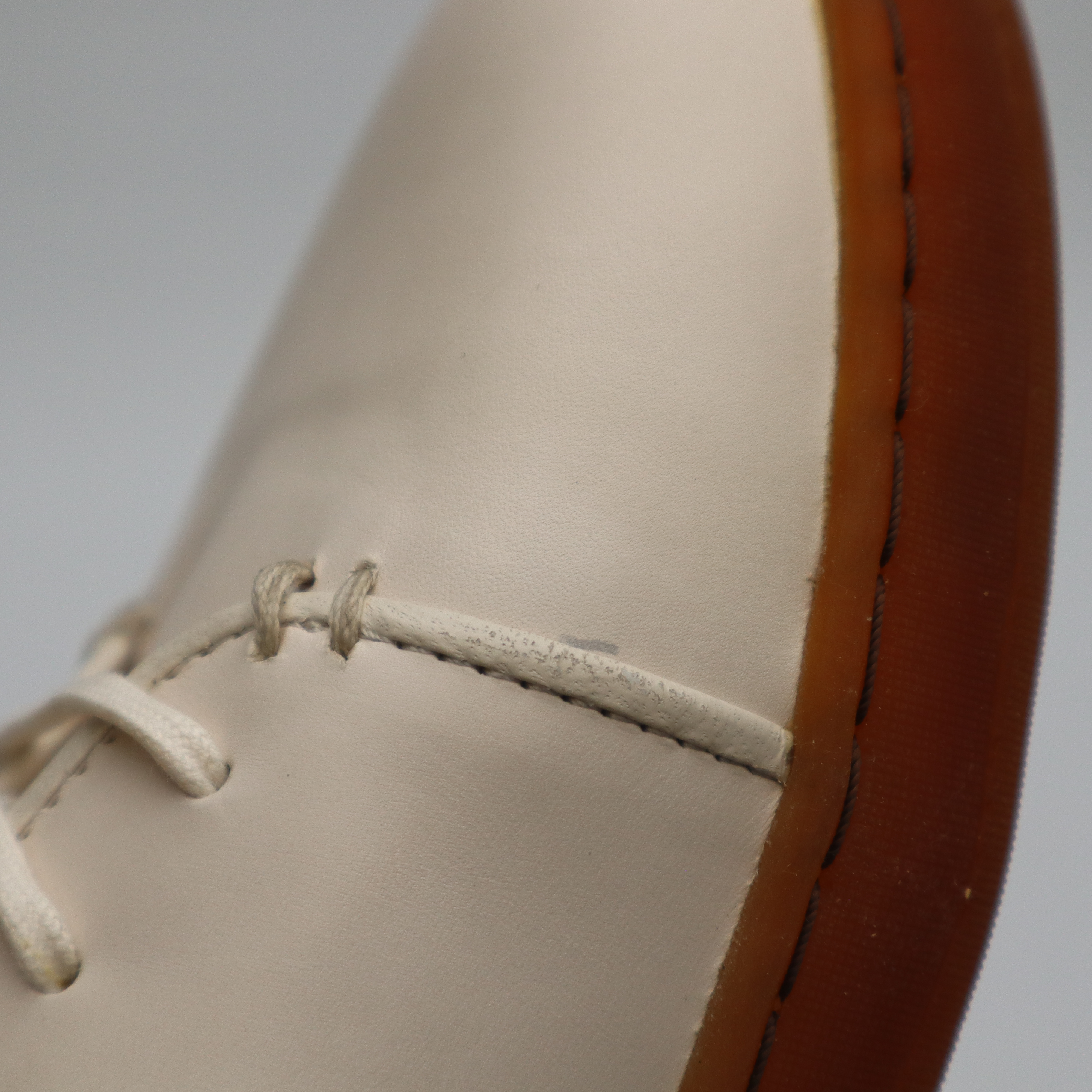 Harlestone Derby - Off White Veg Tan Calf - SRE3 47