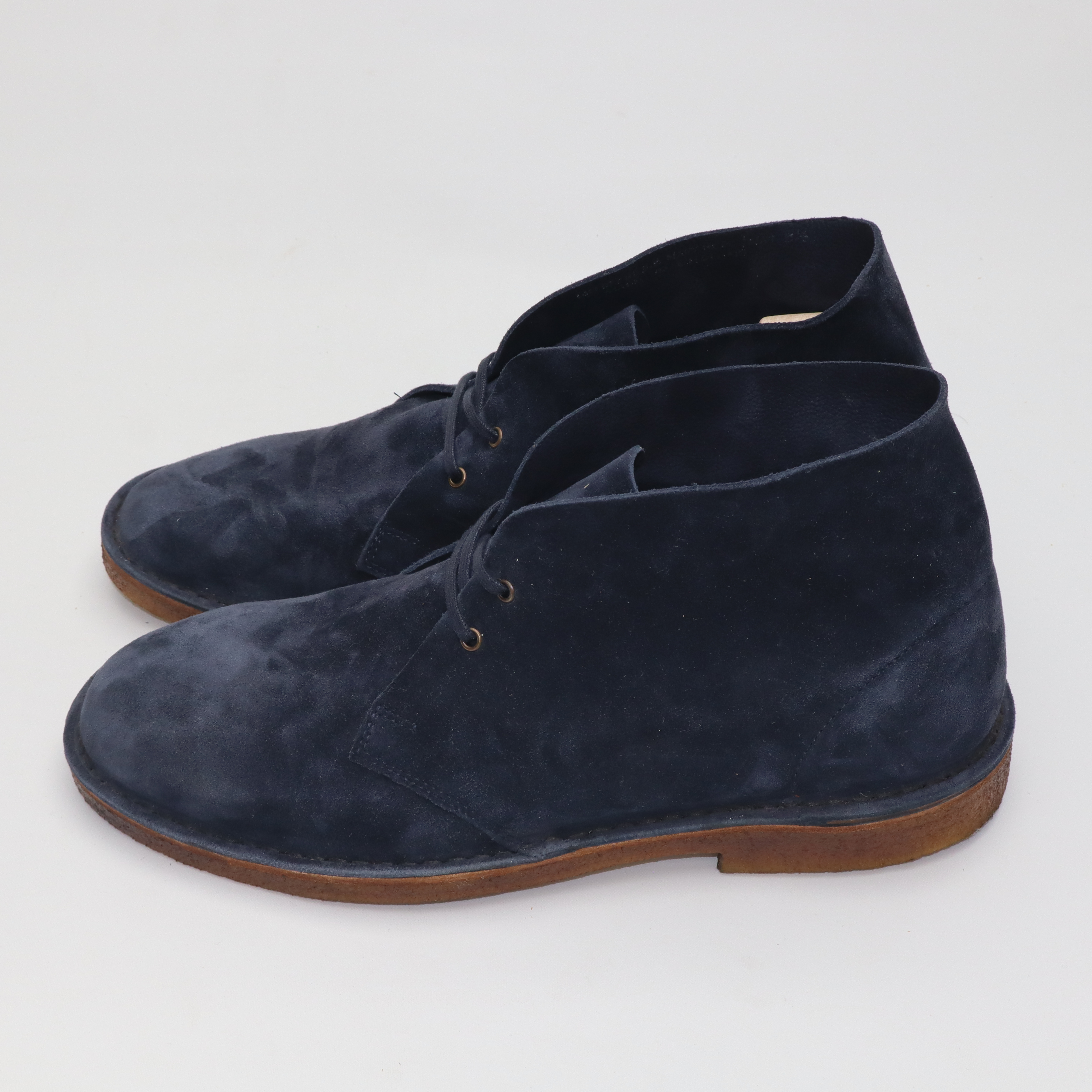 Woodford Desert Boot - Navy Janus Calf Suede - SRE3 32