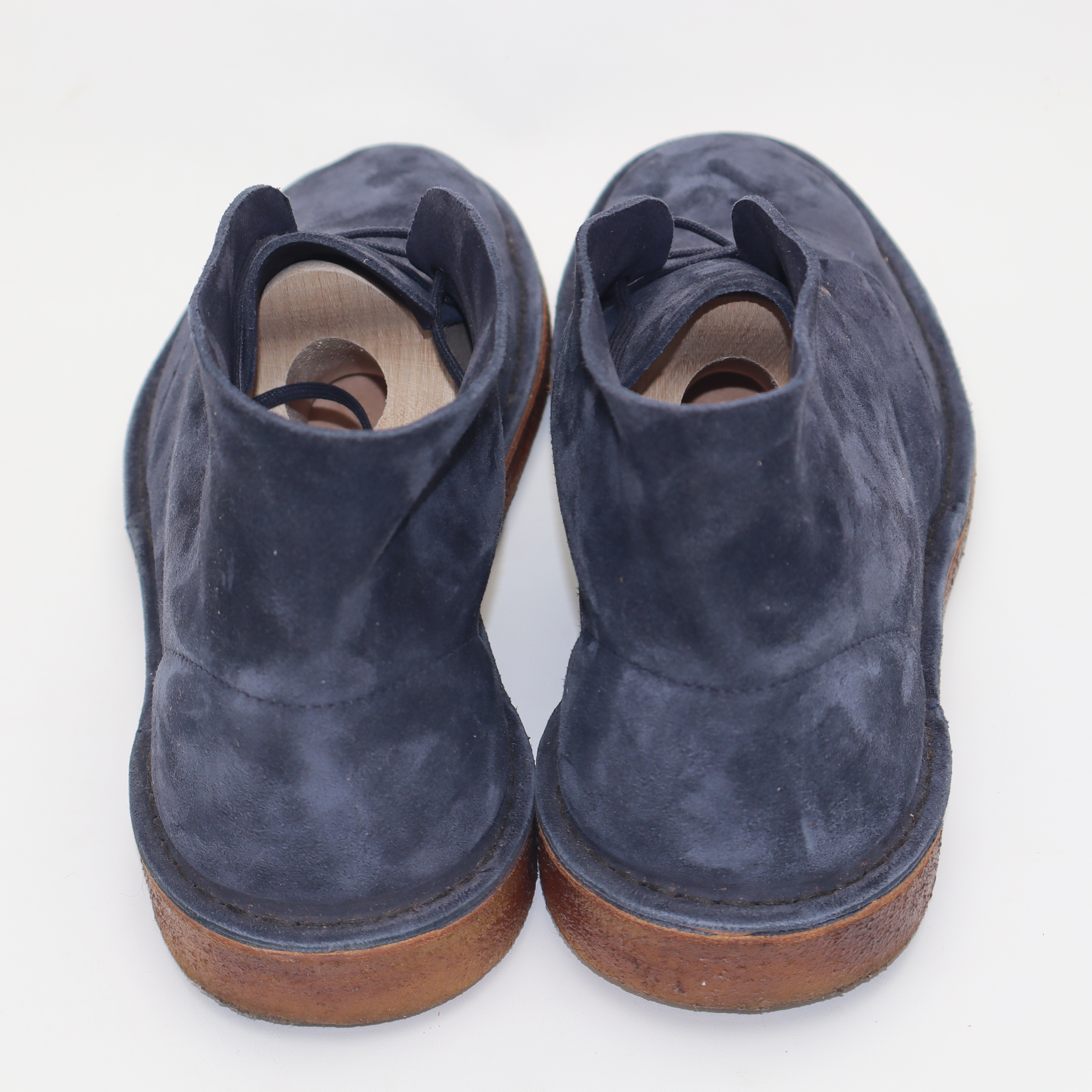 Woodford Desert Boot - Navy Janus Calf Suede - SRE3 32
