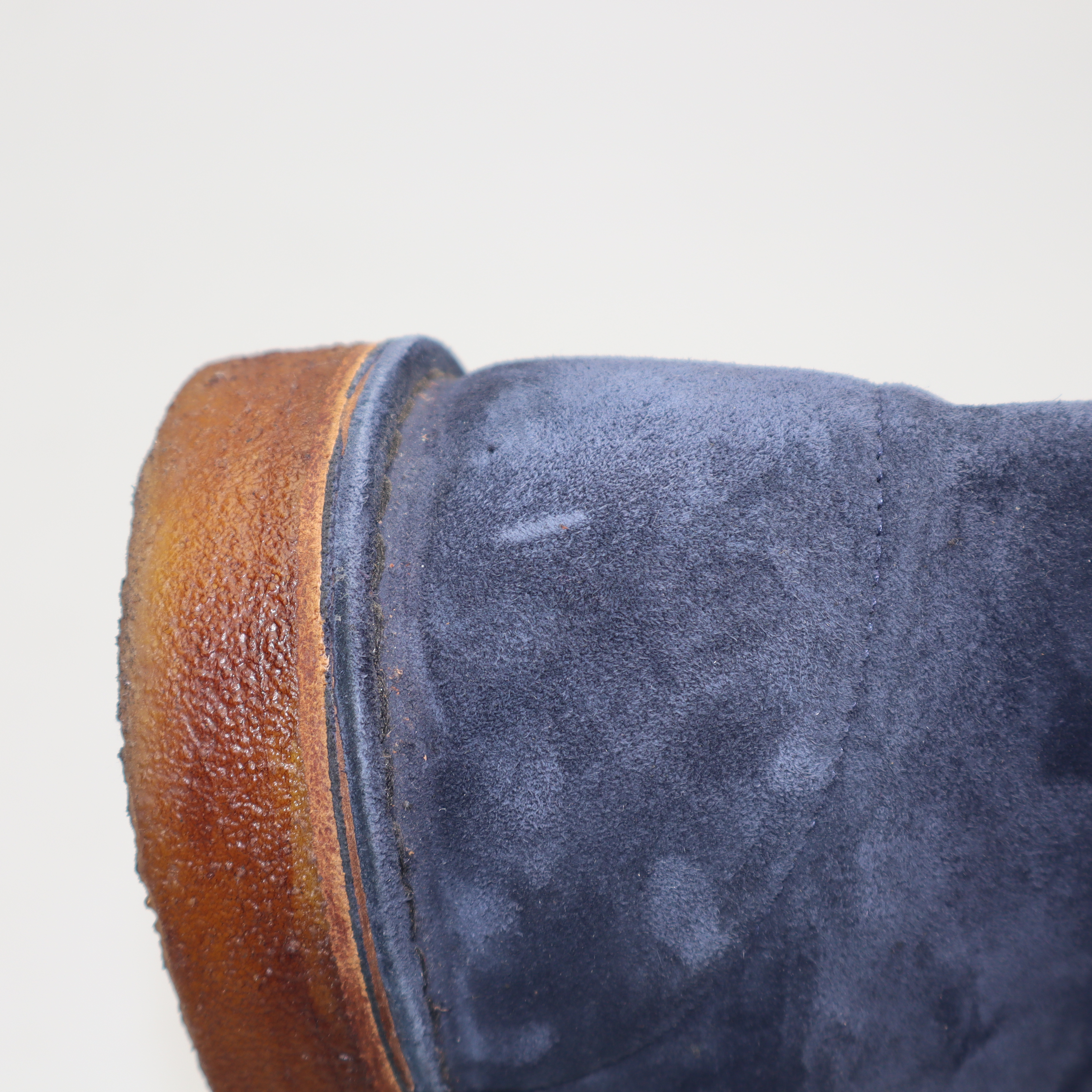 Woodford Desert Boot - Navy Janus Calf Suede - SRE3 32