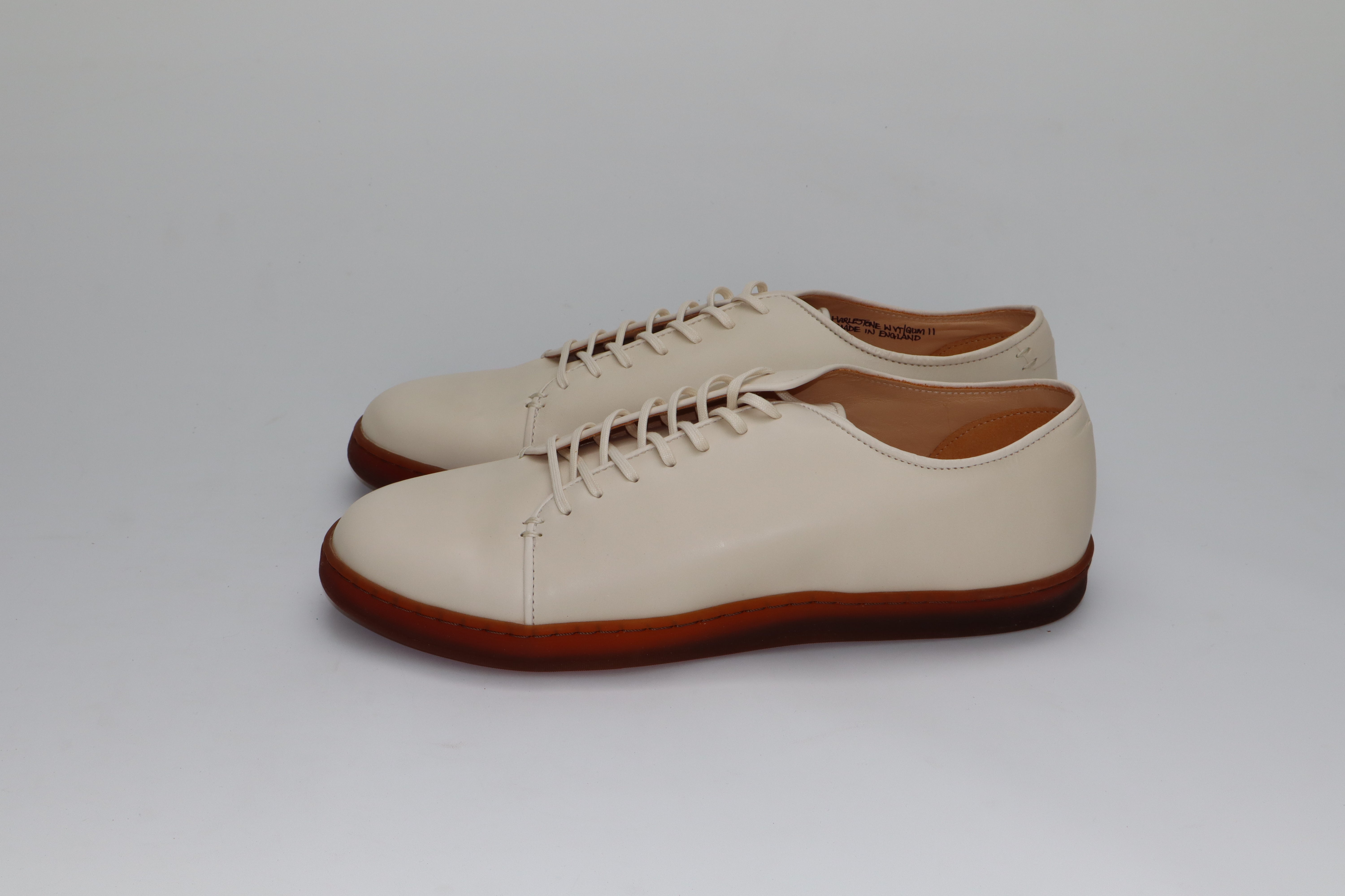 Harlestone Derby - Off White Veg Tan Calf - SRE4 5