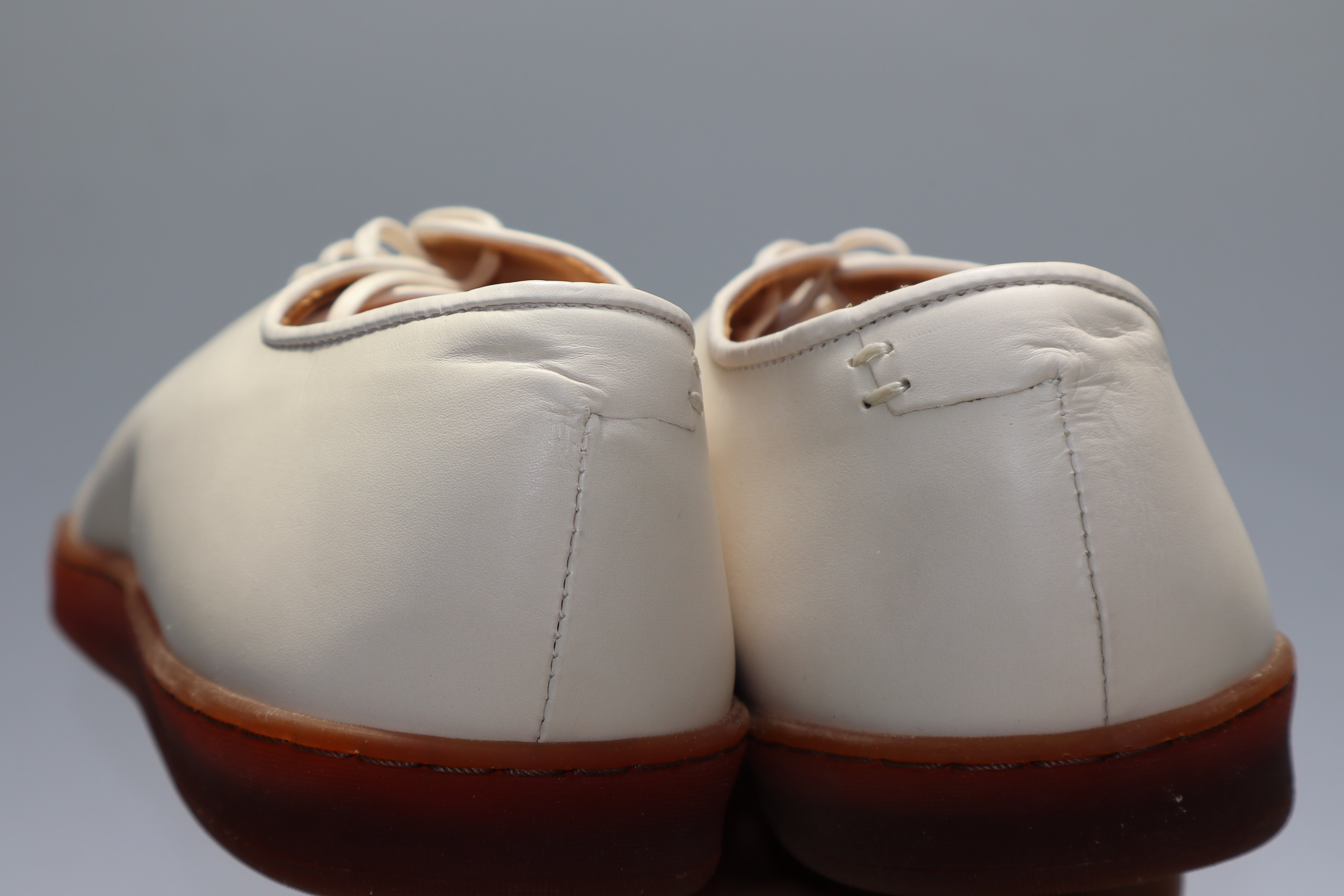 Harlestone Derby - Off White Veg Tan Calf - SRE4 5
