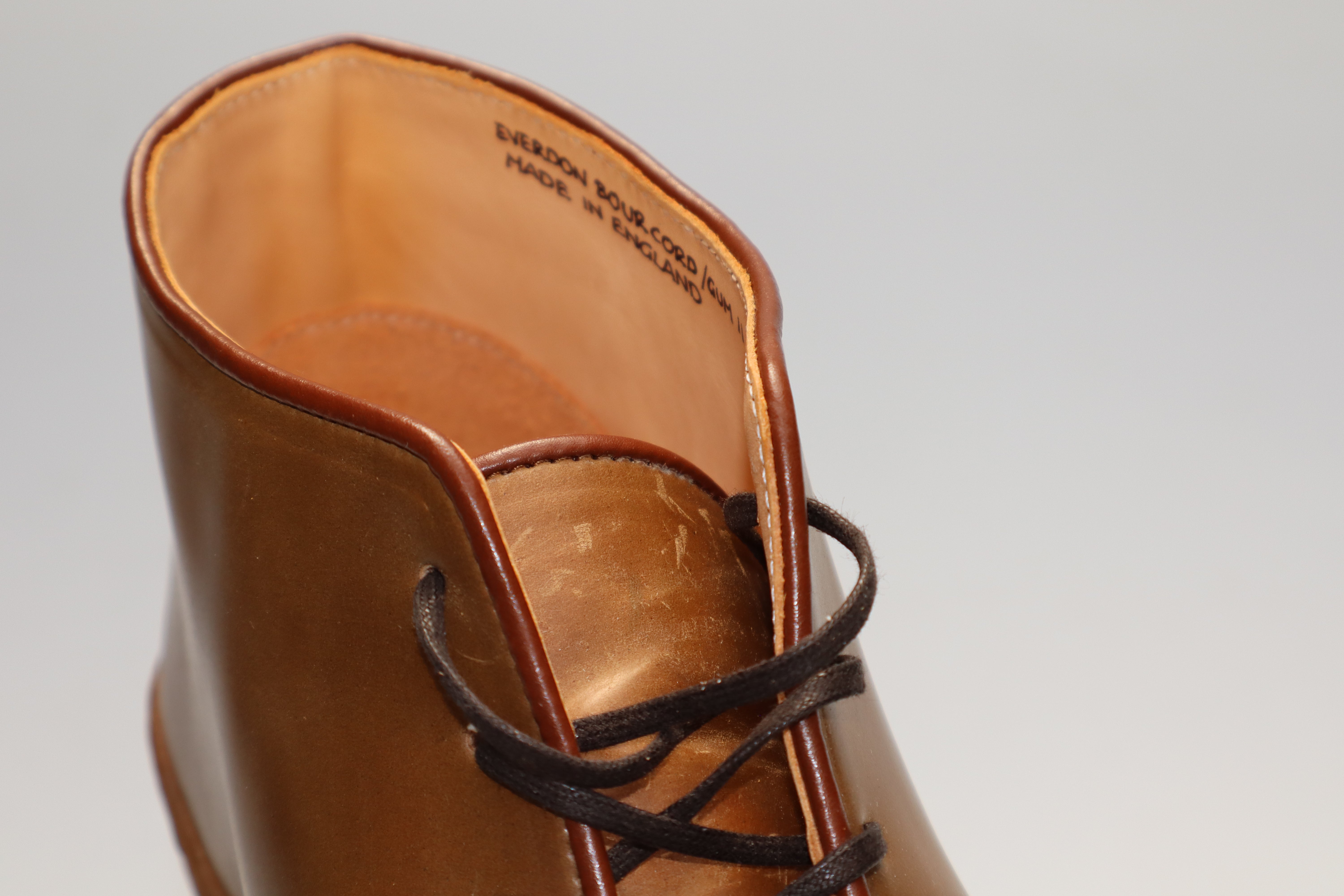 Everdon Wholecut Mid - Horween Bourbon Shell Cordovan - SRE4 3