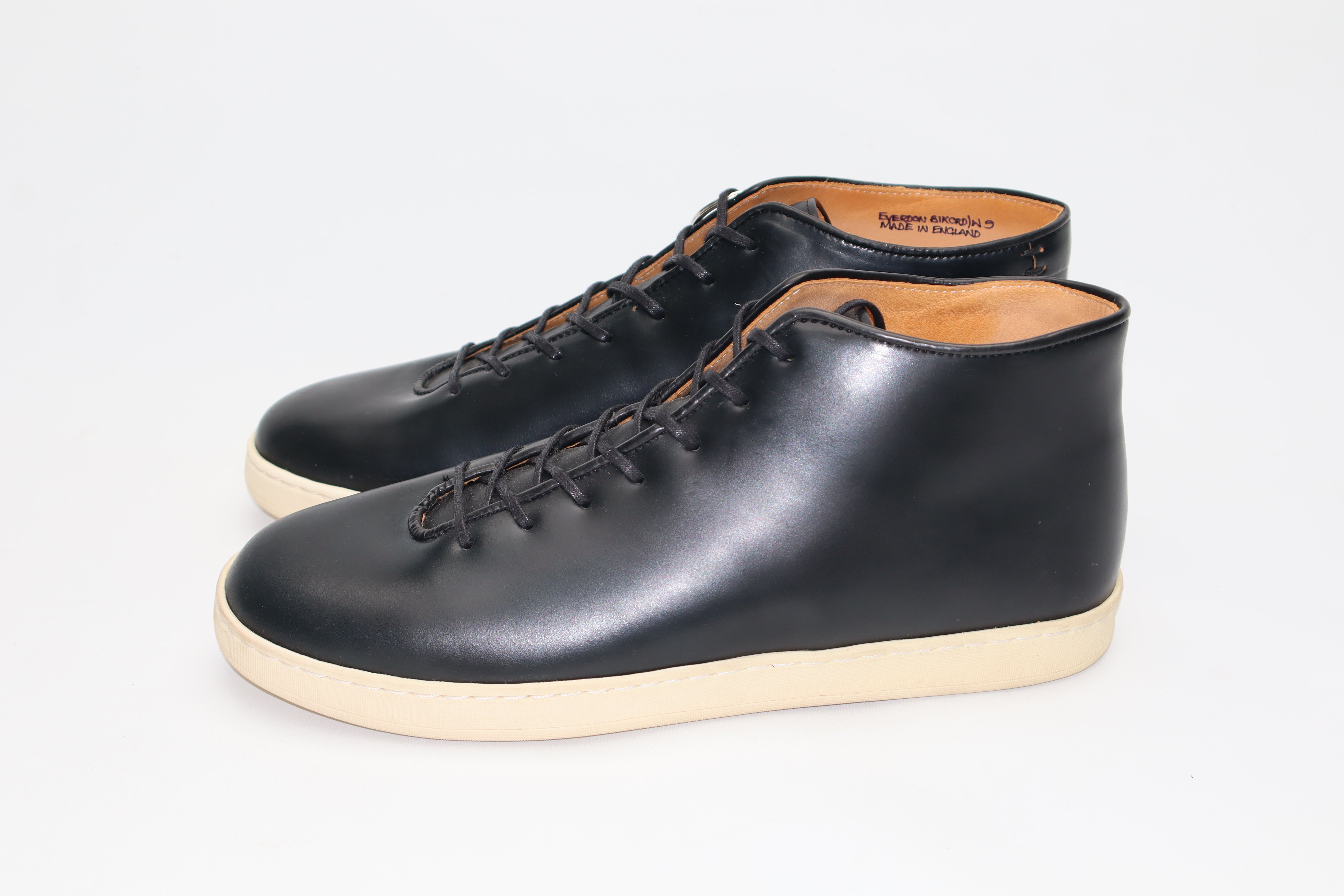 Everdon Wholecut Mid - Horween Black Shell Cordovan - SRE4 16