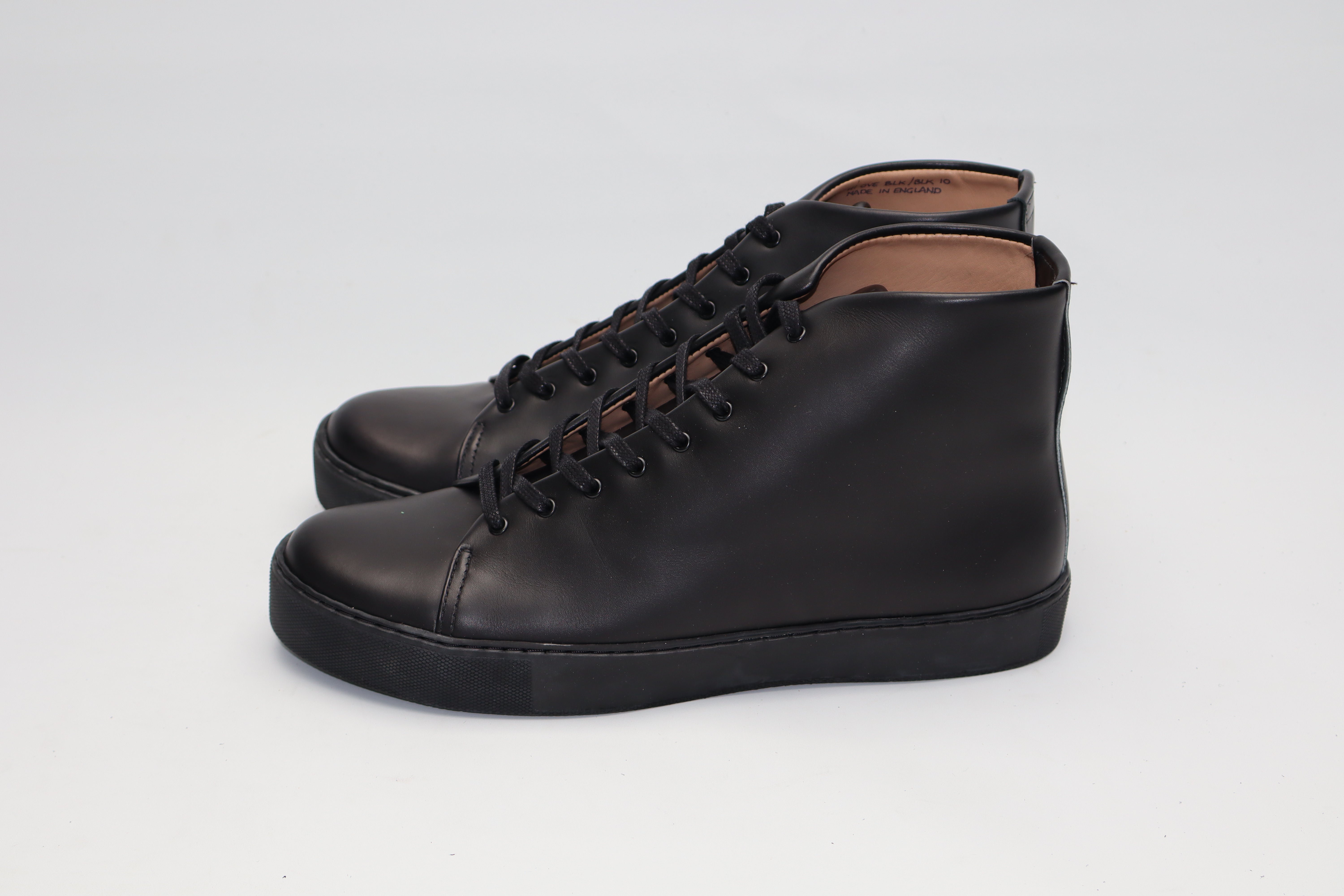 Overstone Hi Derby - Black Calf  - SRE4 11