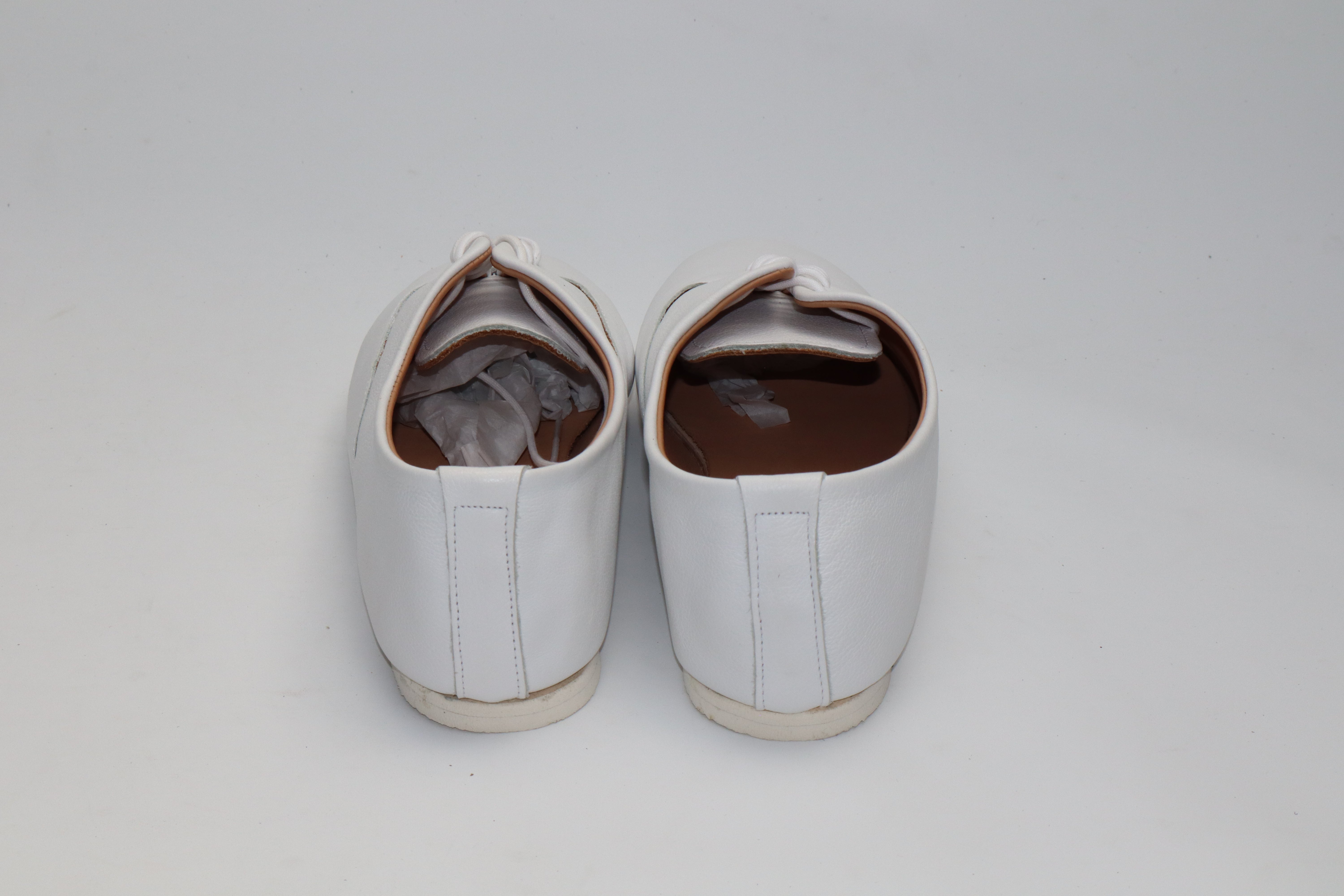 Talbot Oxford Shoe - White Calf - SRE4 22