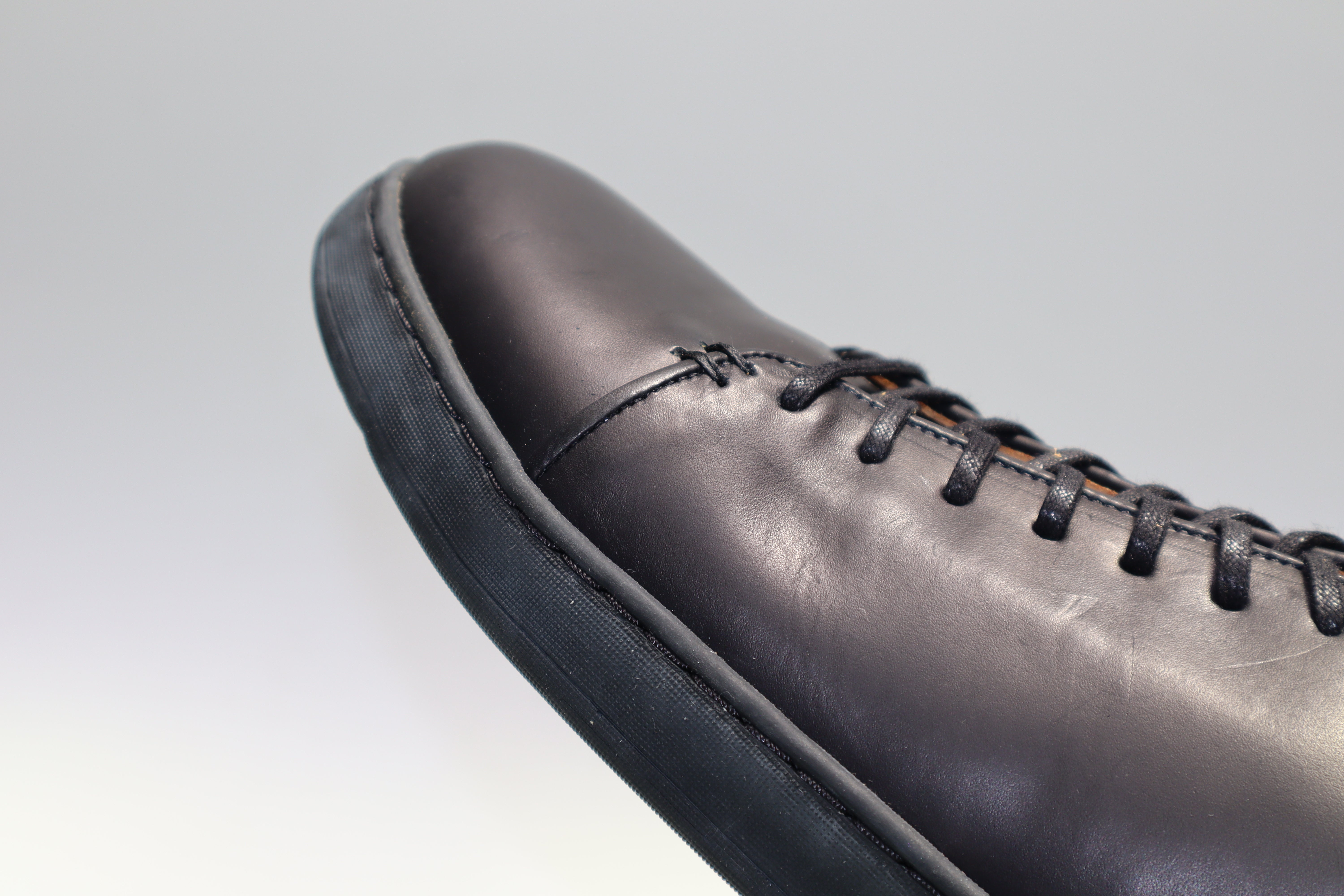 Harlestone Derby - Black Veg Tan Calf - SRE4 21