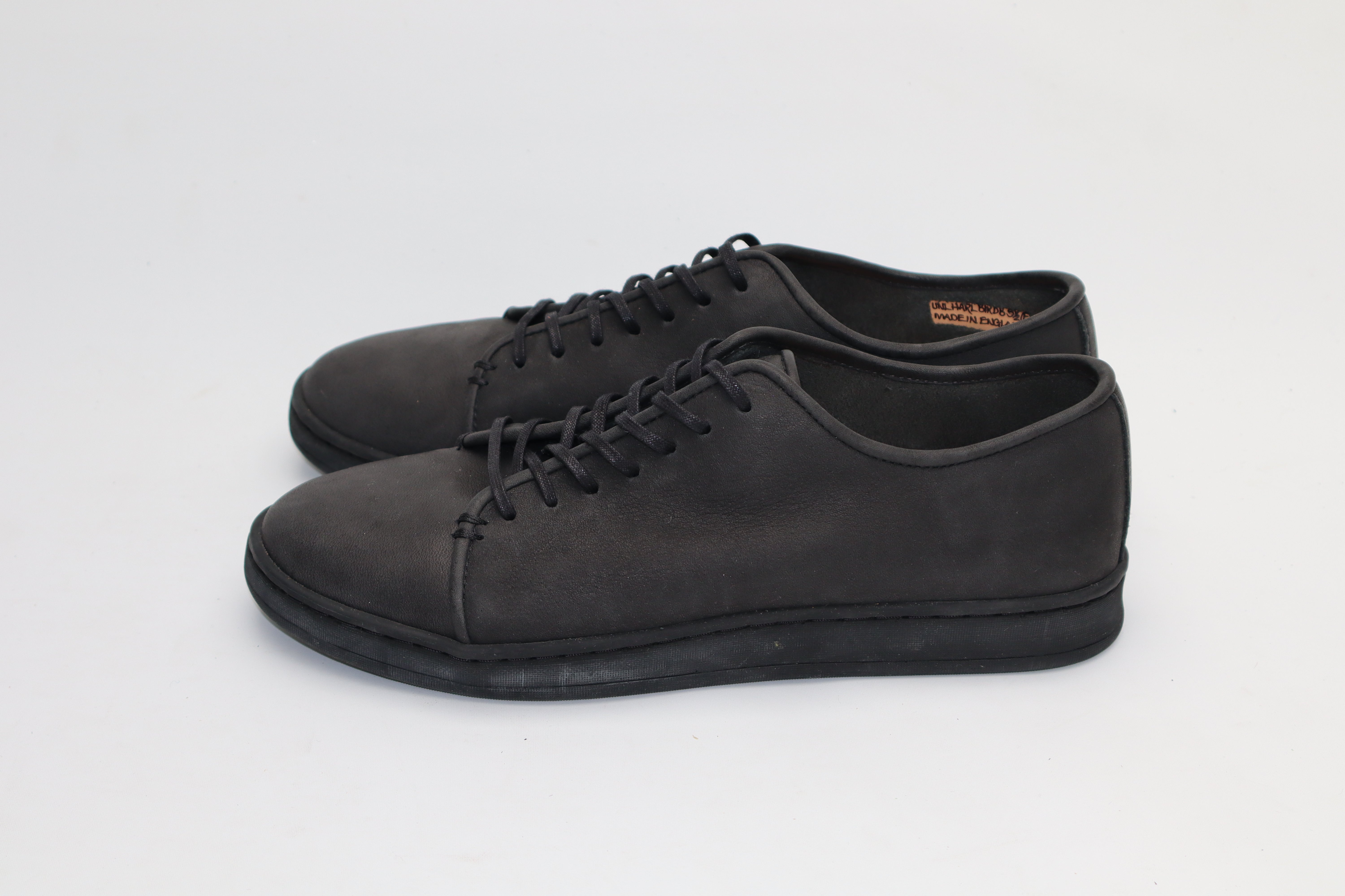 Harlestone Unlined Derby - Black Horween Dearborn - SRE4 49