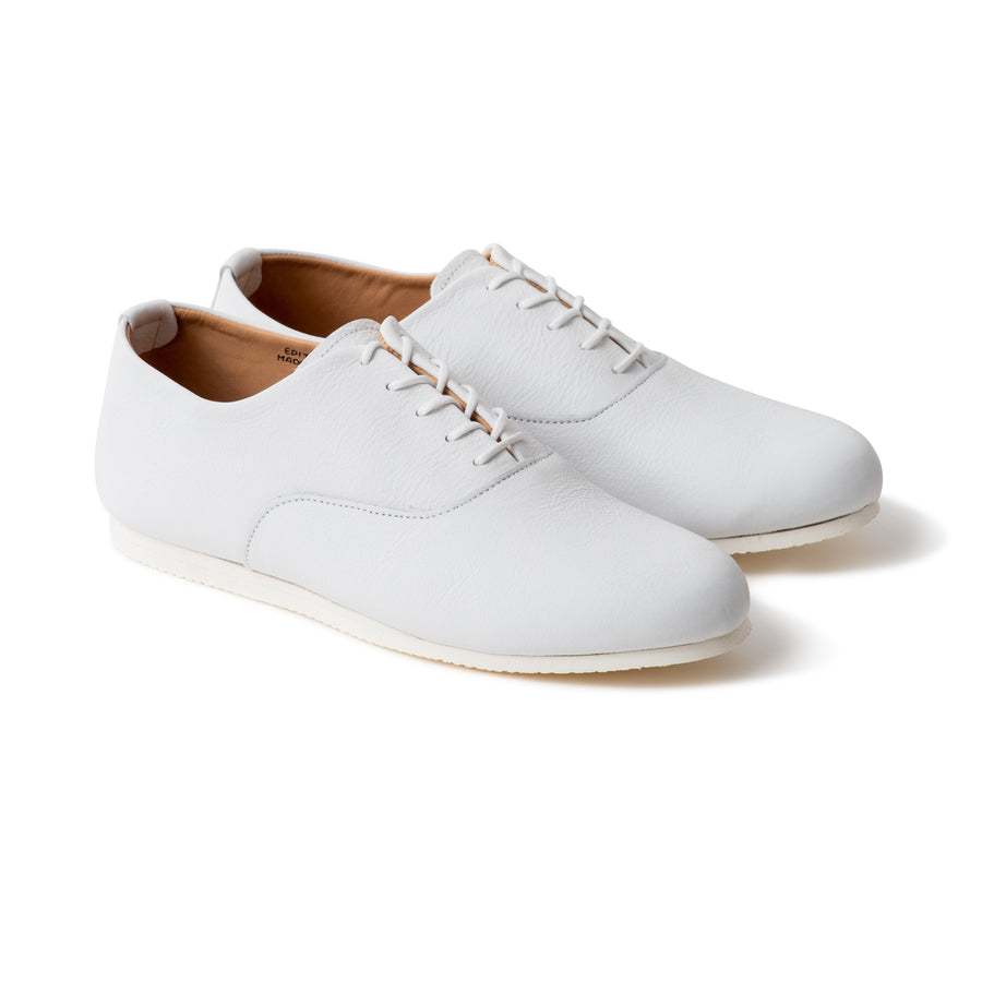 Talbot Oxford Shoe - White Calf