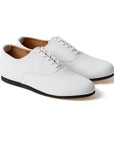 Talbot Oxford Shoe - White Calf
