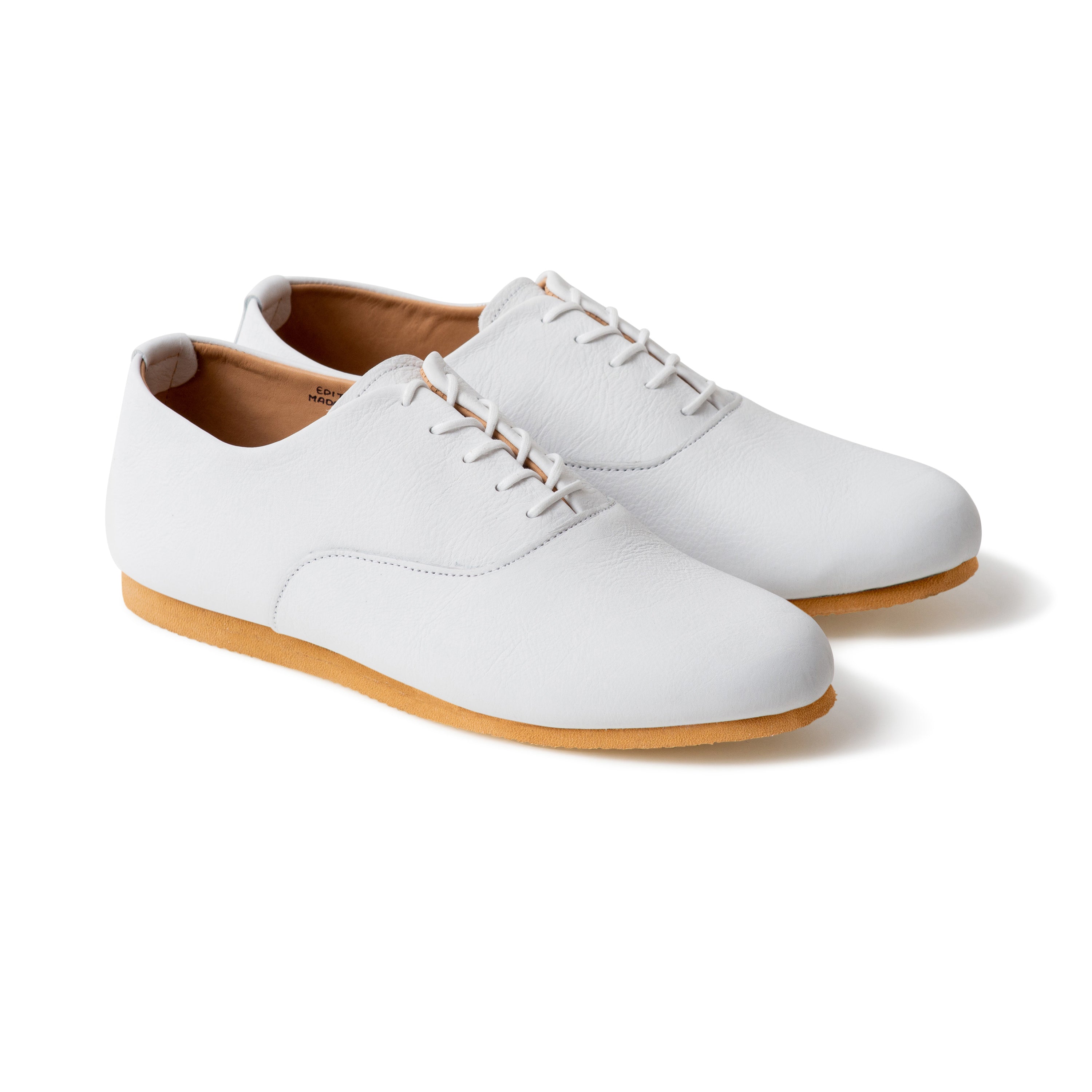 Talbot Oxford Shoe - White Calf
