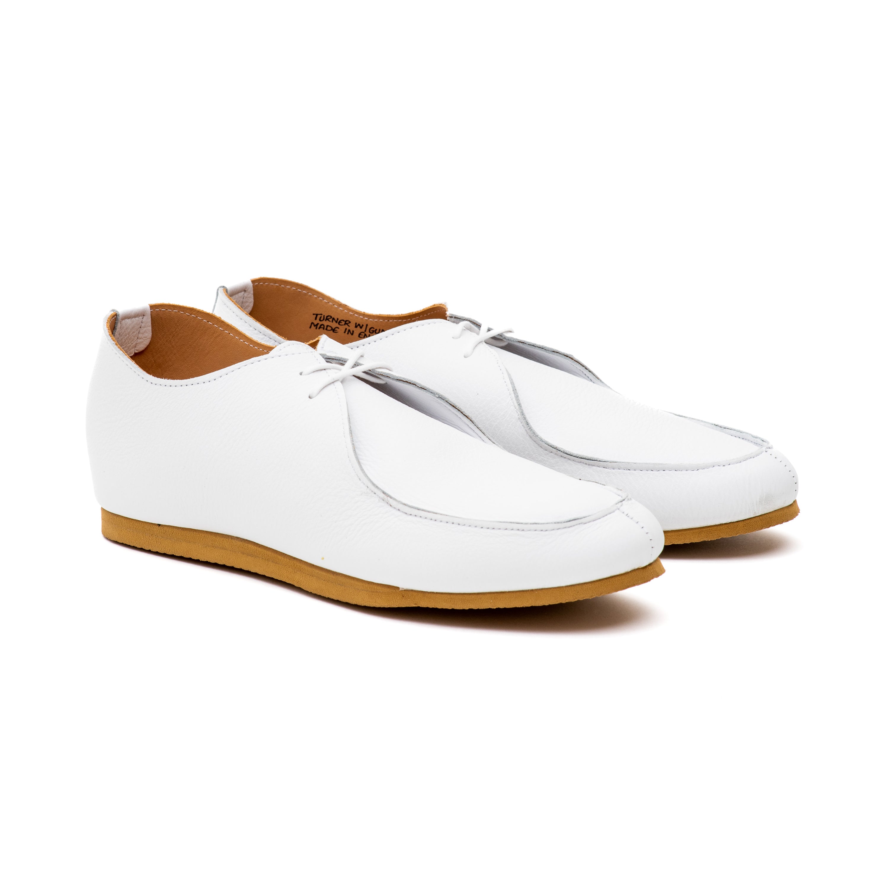 Turner Apron Shoe - White Calf