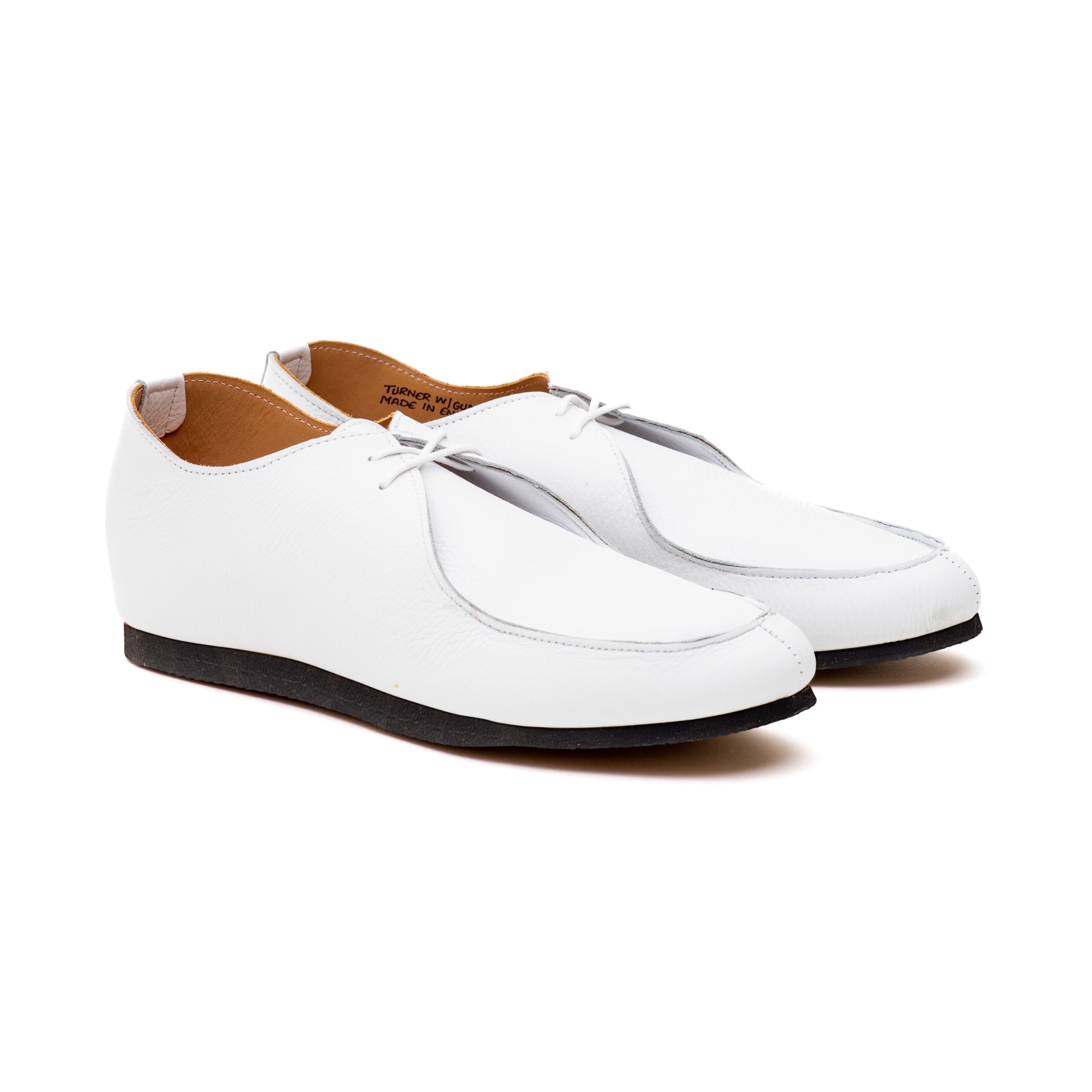 Turner Apron Shoe - White Calf
