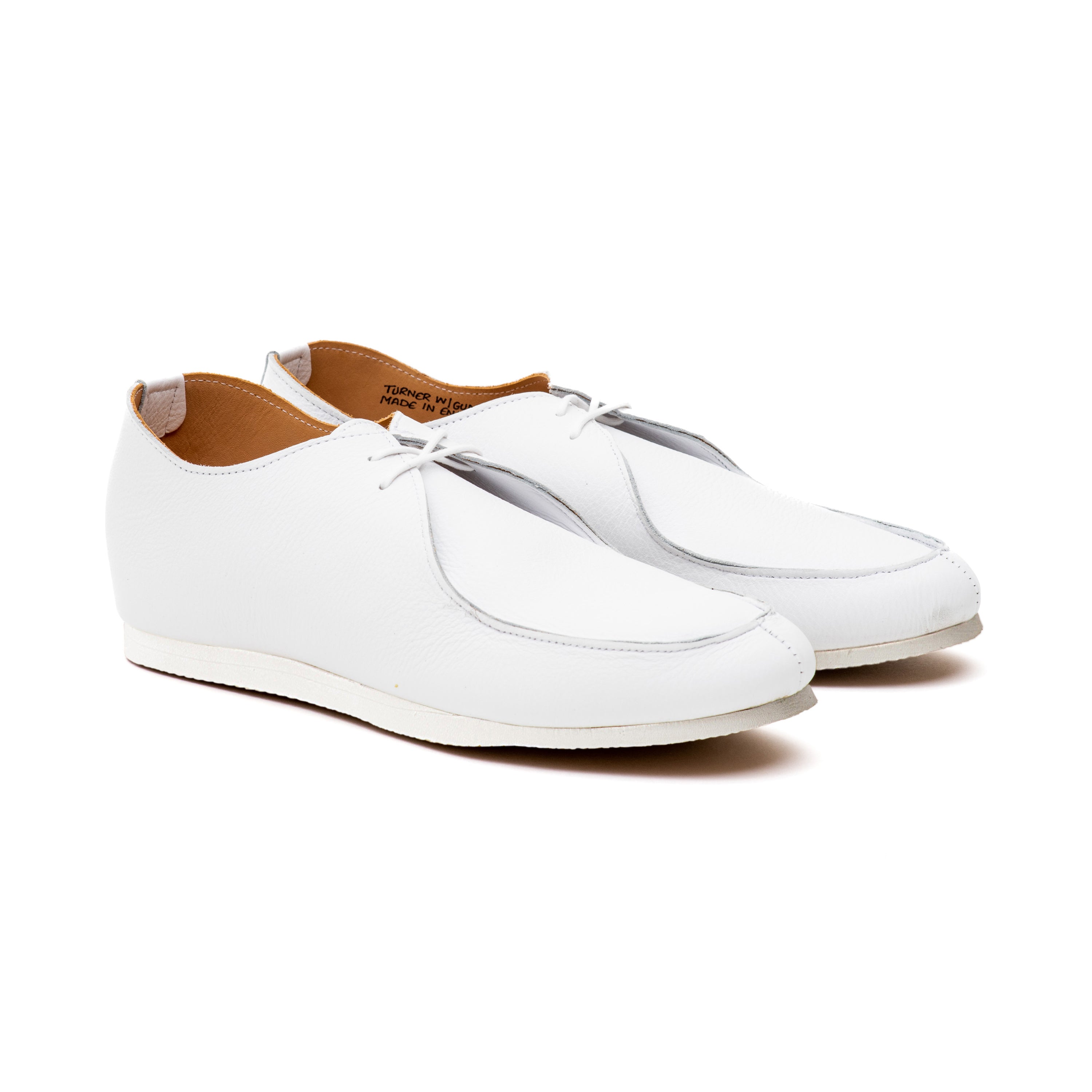 Turner Apron Shoe - White Calf