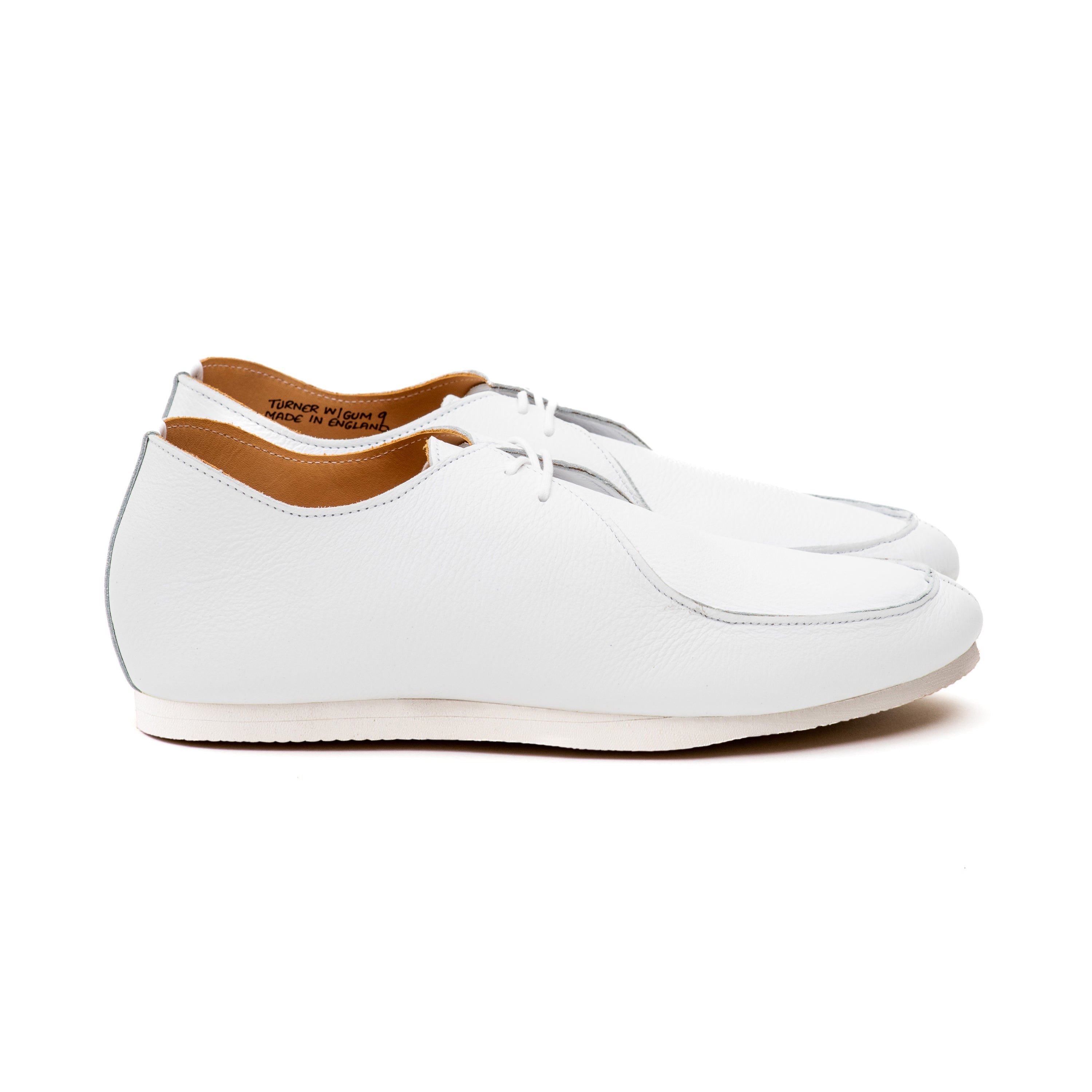 Turner Apron Shoe - White Calf