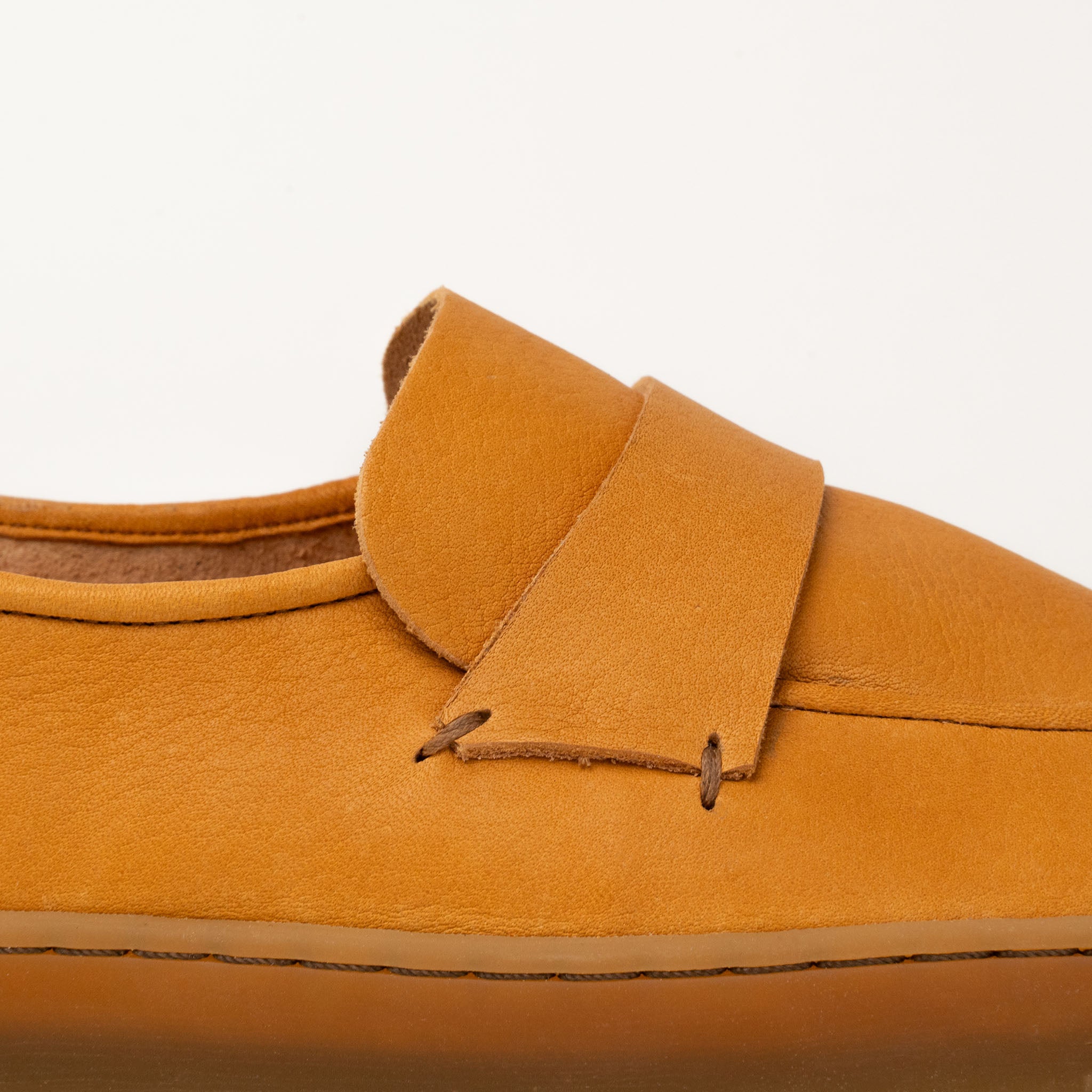 Ashby Unlined Loafer - Tan Horween Dearborn