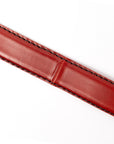 Feather Edge Belt - D16 Japanese Red Shinki Shell Cordovan