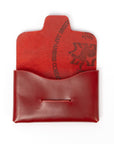 Card Holder - D16 Japanese Red Shinki Shell Cordovan