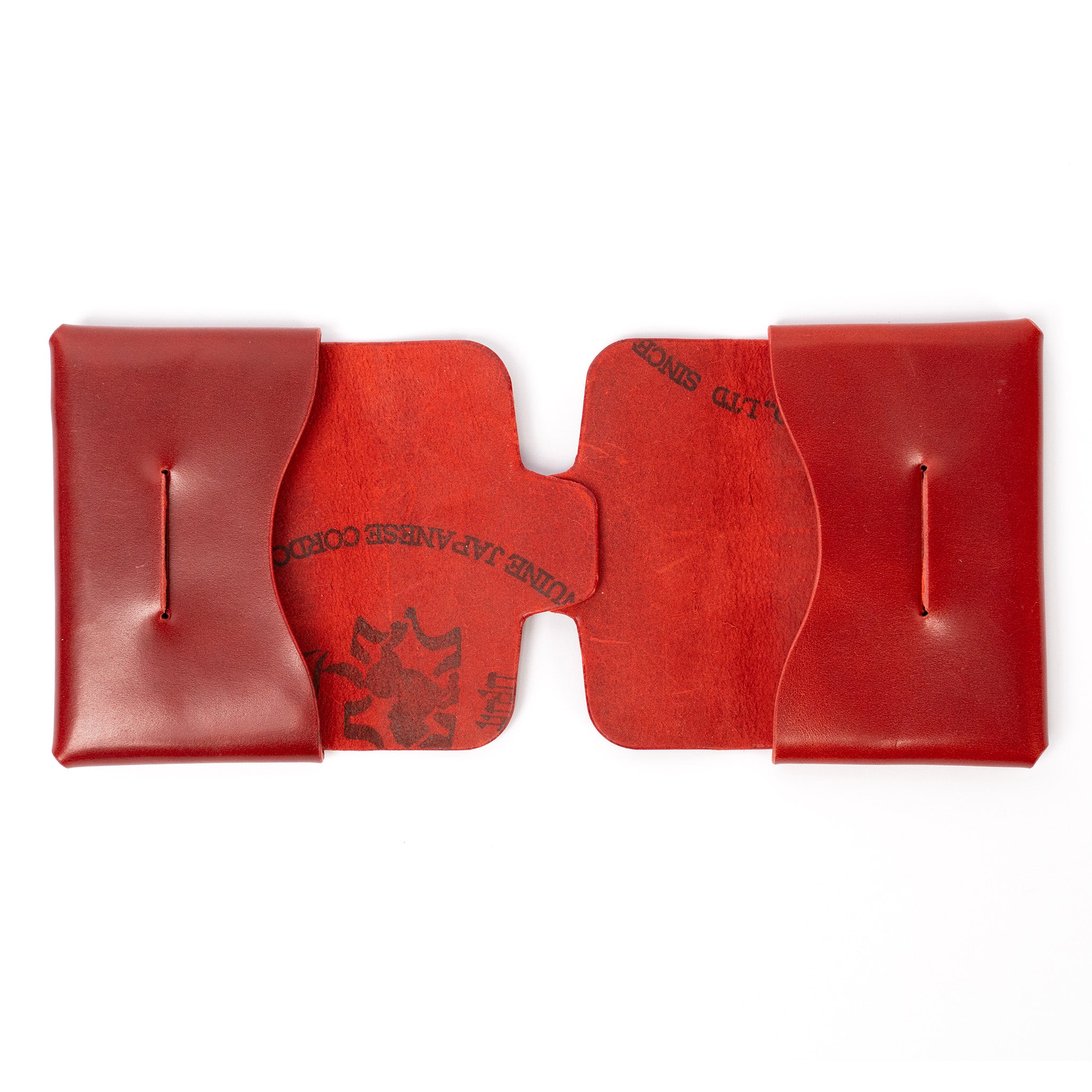 Card Holder - D16 Japanese Red Shinki Shell Cordovan