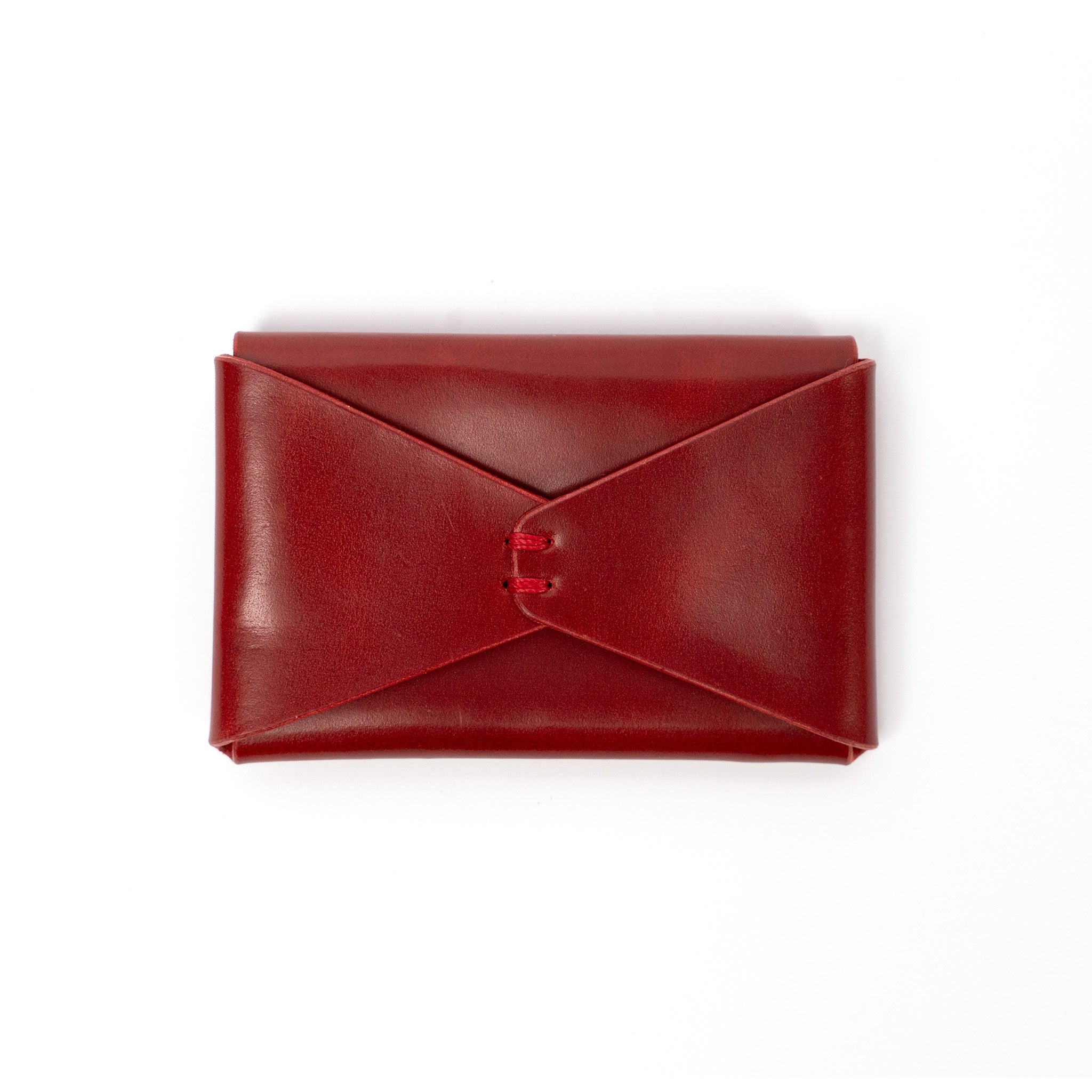 Card Holder - D16 Japanese Red Shinki Shell Cordovan