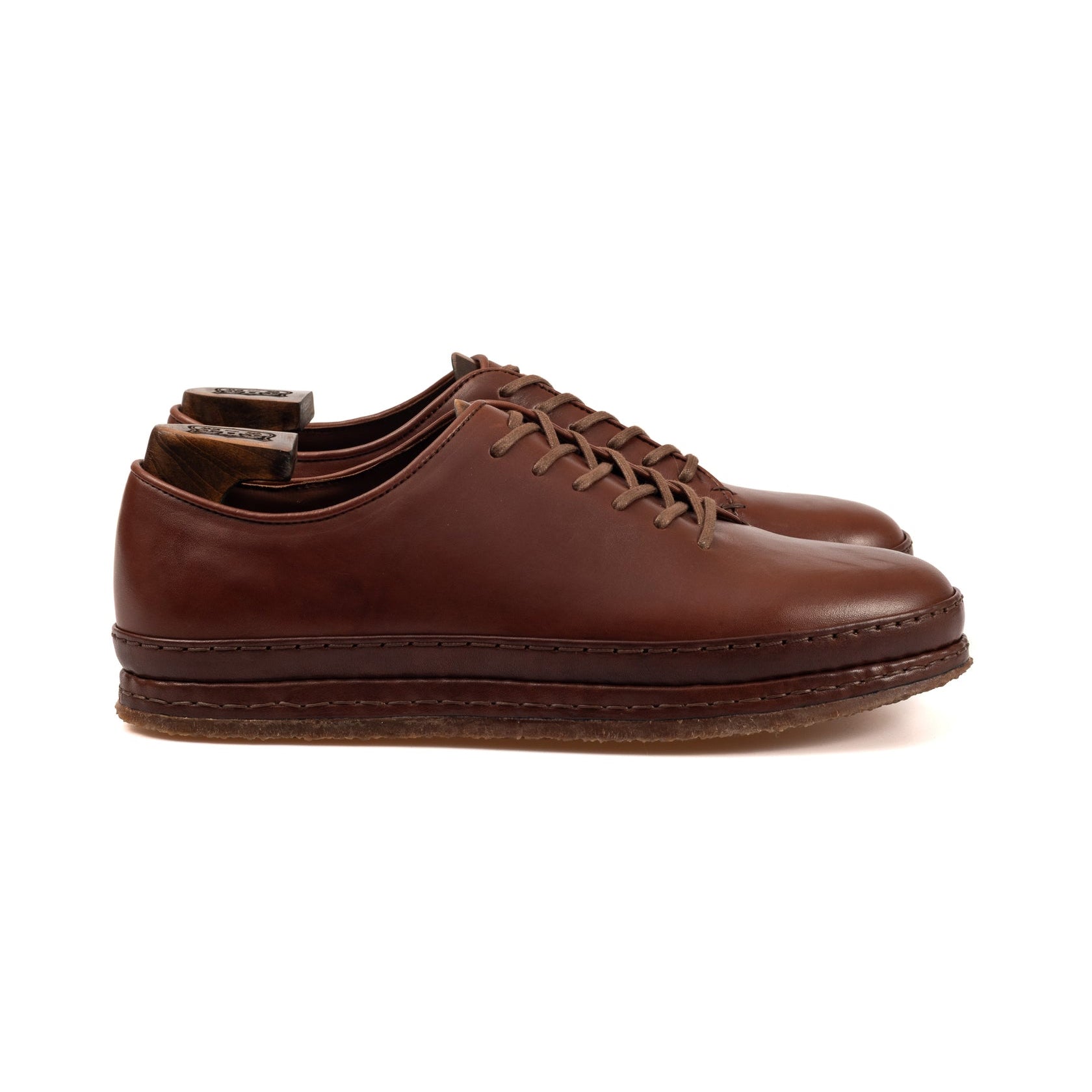 Ernest Wholecut - Brown Oak Bark Tanned Calf