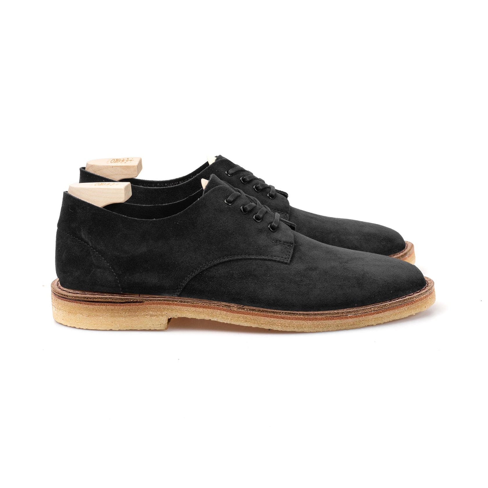 Grove Desert Shoe - Black Kudu Suede