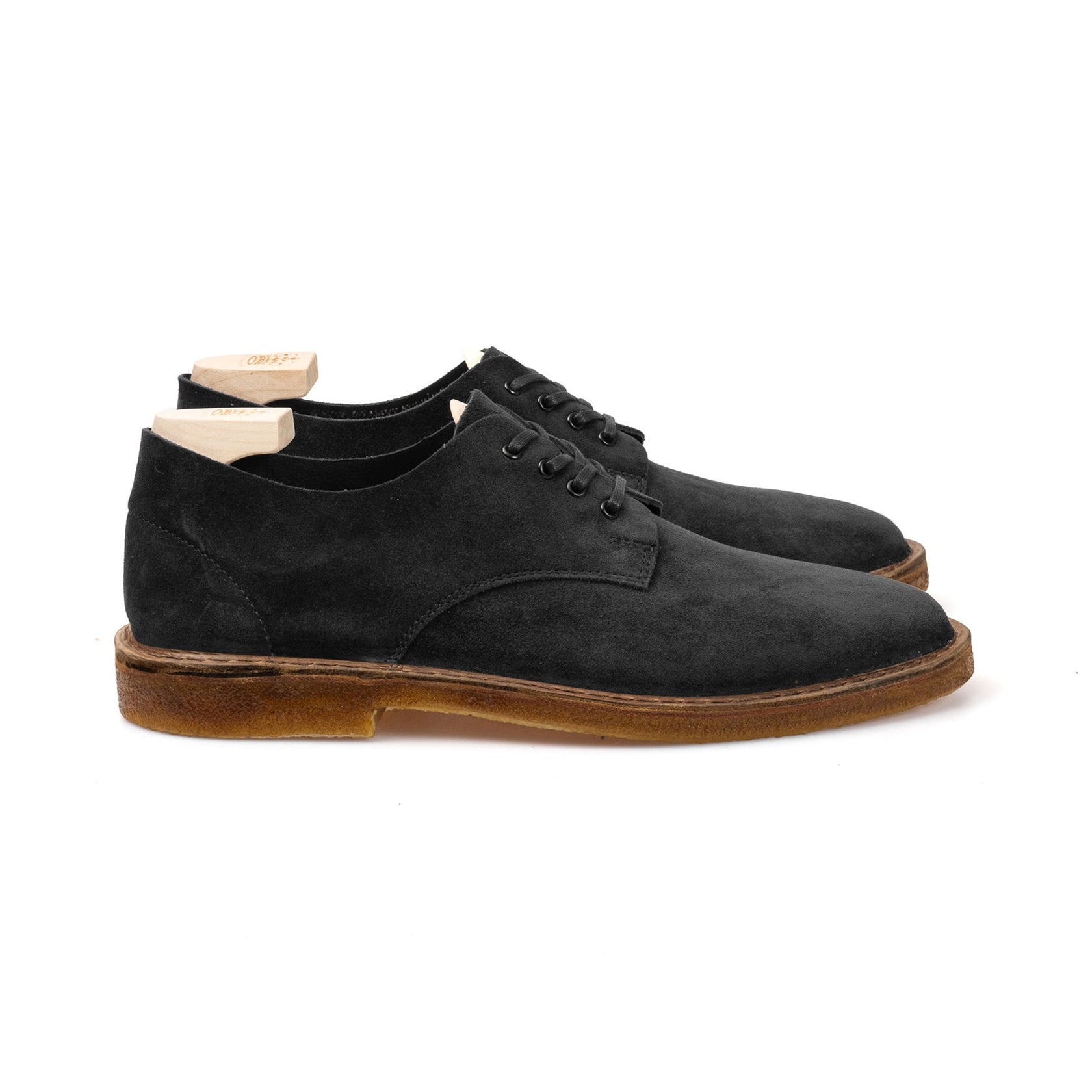 Grove Desert Shoe - Black Kudu Suede