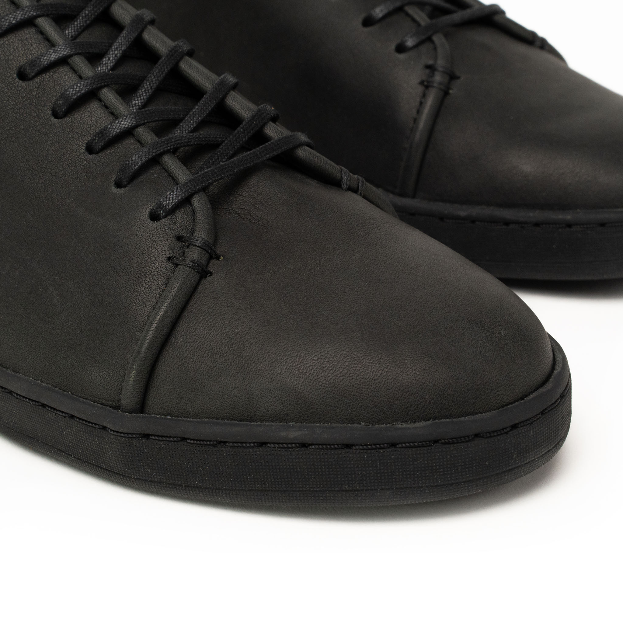 Harlestone Unlined Derby - Black Horween Dearborn