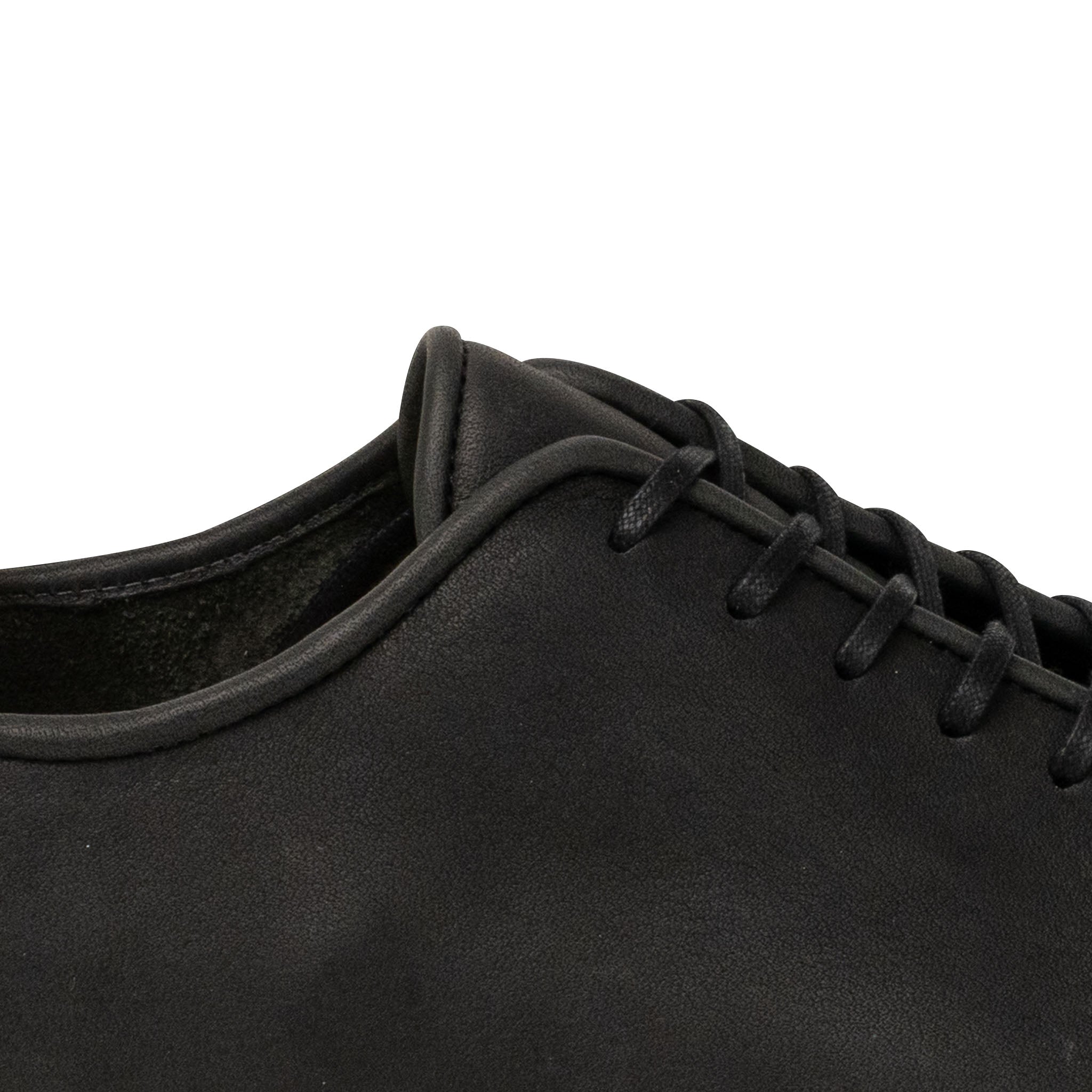 Harlestone Unlined Derby - Black Horween Dearborn
