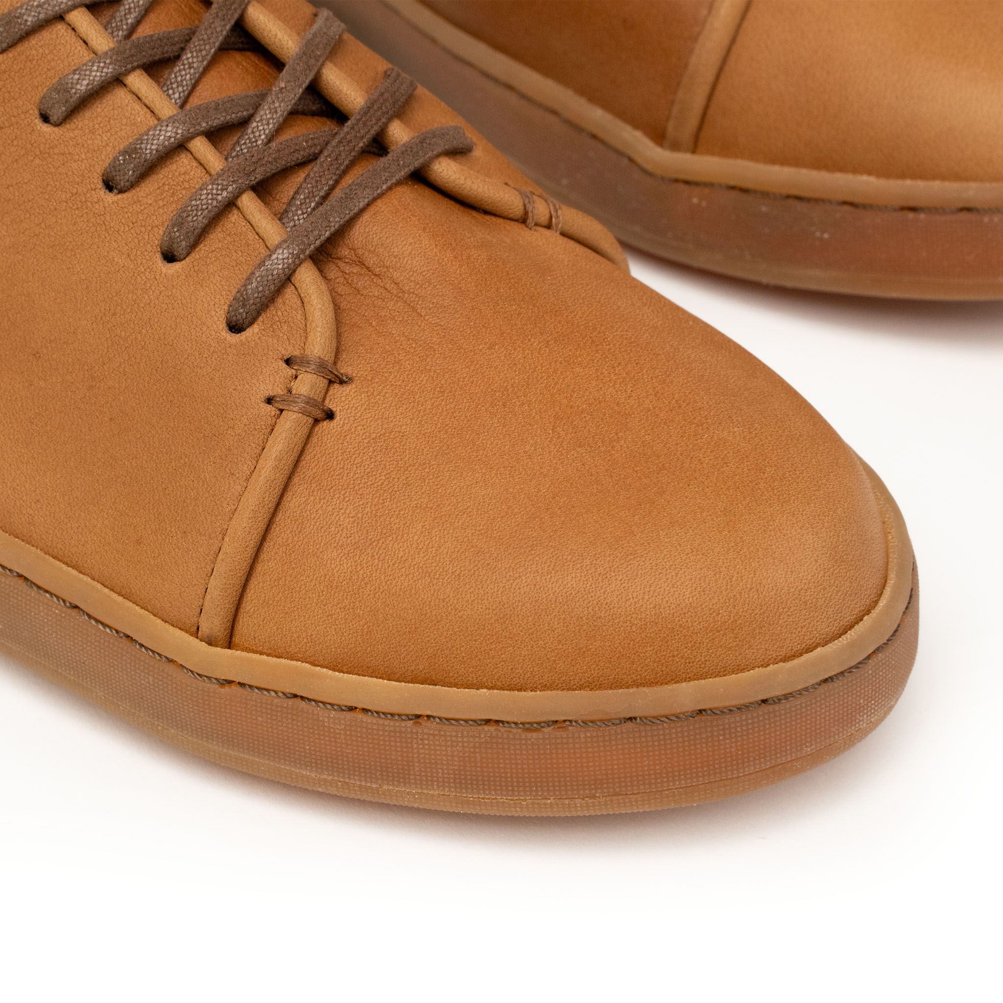 Harlestone Unlined Derby - Caramel Horween Dearborn