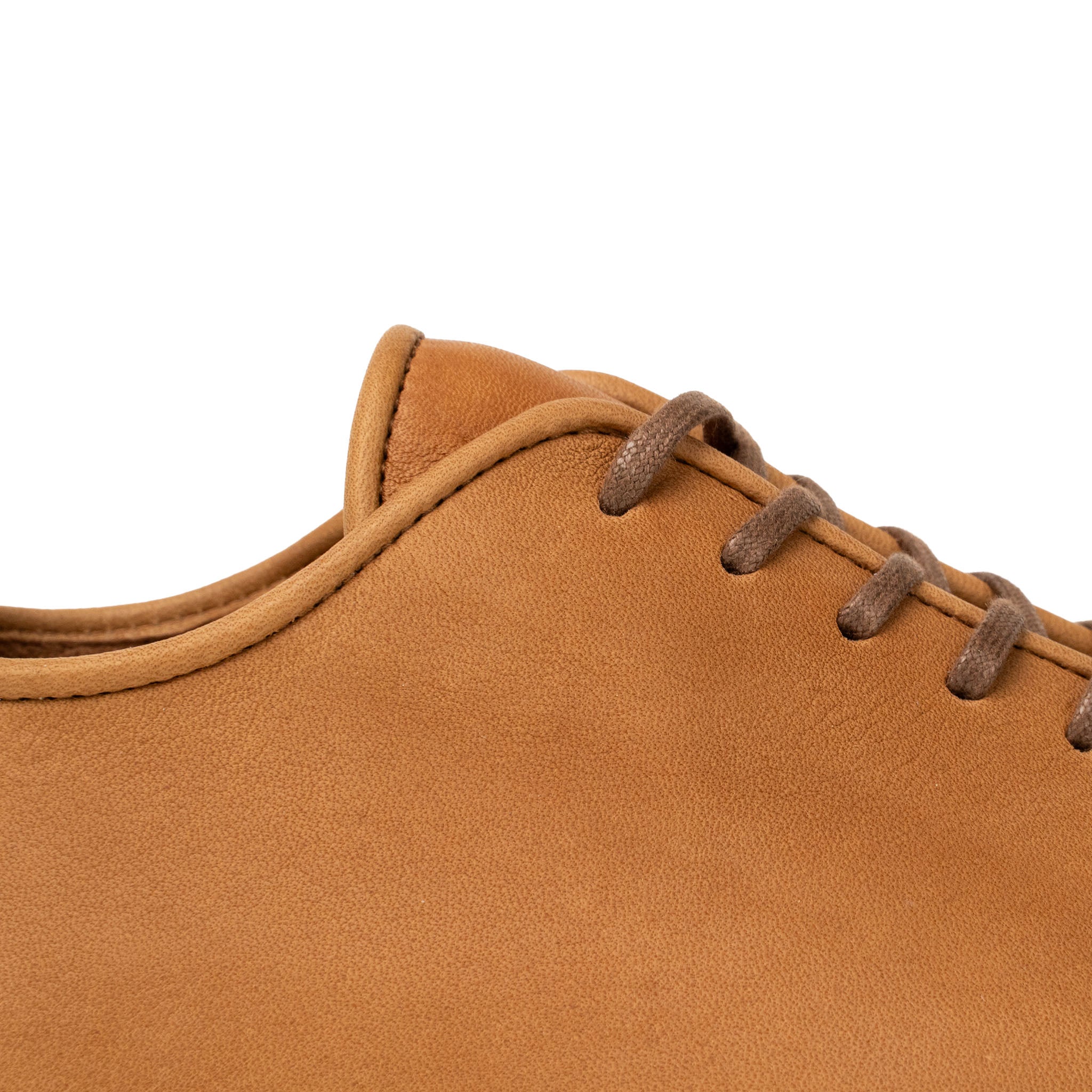 Harlestone Unlined Derby - Caramel Horween Dearborn