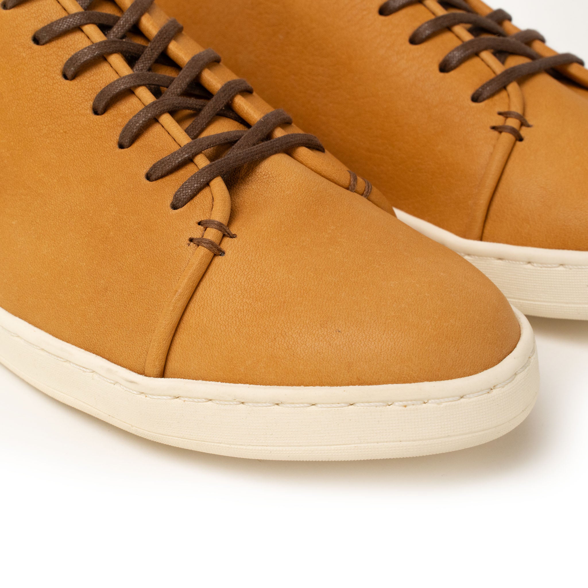 Harlestone Unlined Derby - Tan Horween Dearborn