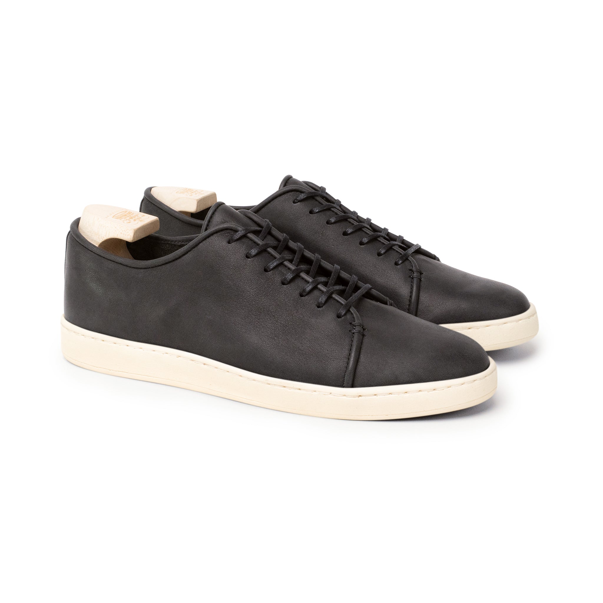 Harlestone Unlined Derby - Black Horween Dearborn