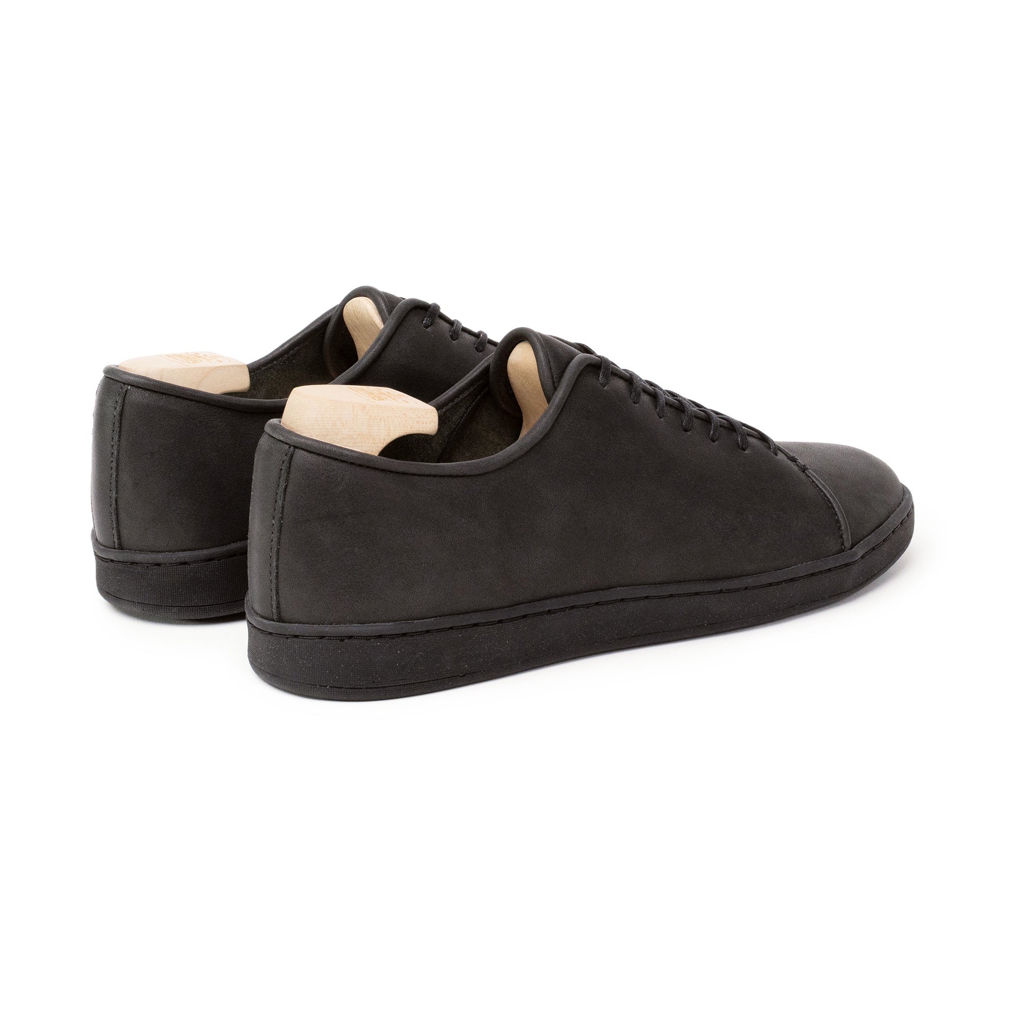 Harlestone Unlined Derby - Black Horween Dearborn