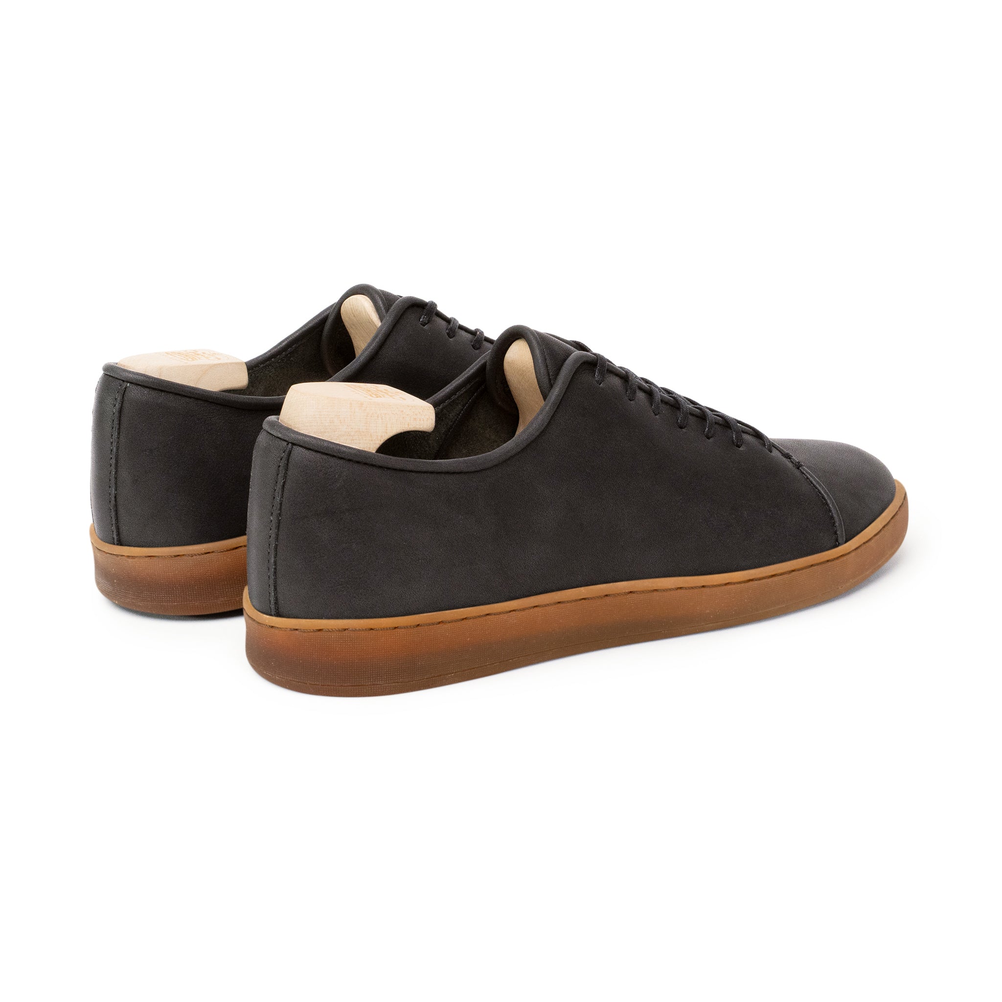 Harlestone Unlined Derby - Black Horween Dearborn