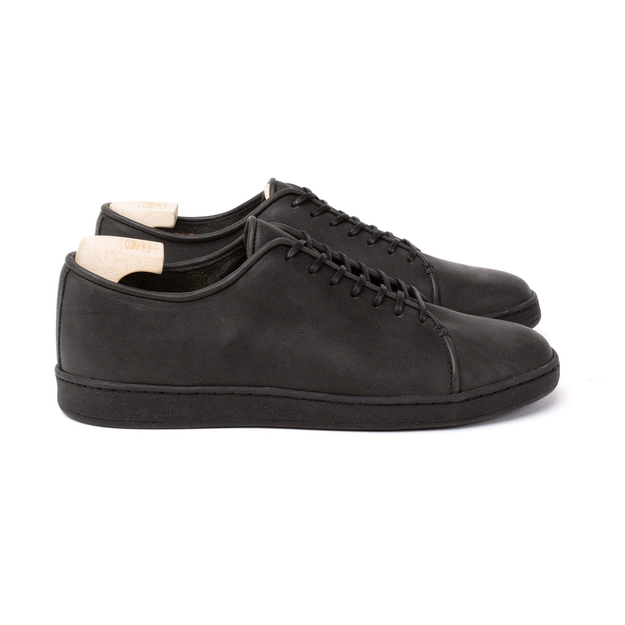 Harlestone Unlined Derby - Black Horween Dearborn