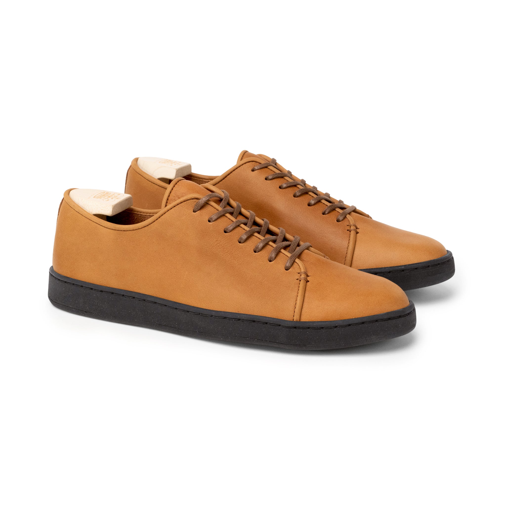 Harlestone Unlined Derby - Caramel Horween Dearborn