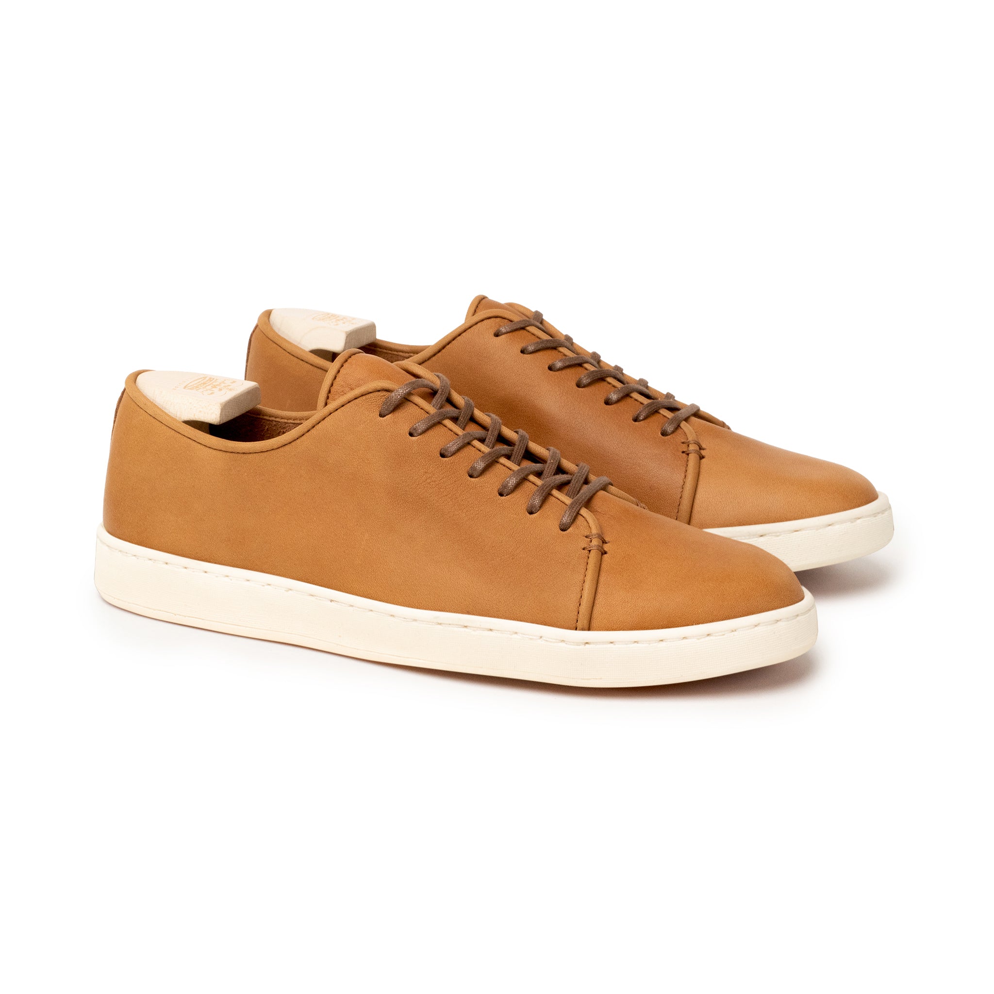 Harlestone Unlined Derby - Caramel Horween Dearborn