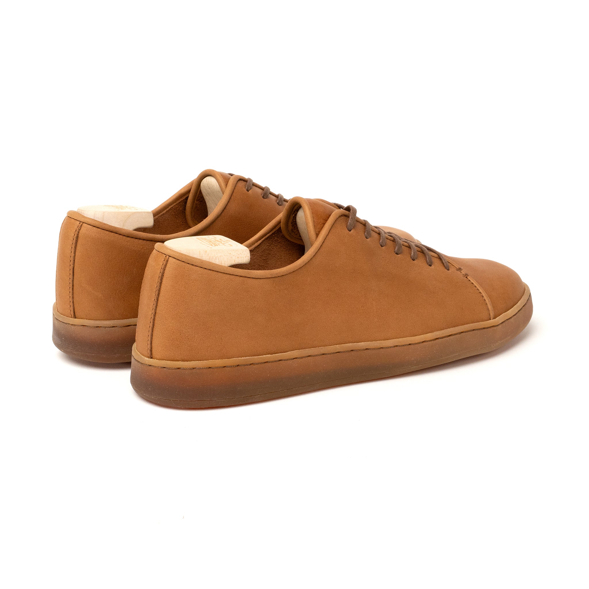 Harlestone Unlined Derby - Caramel Horween Dearborn