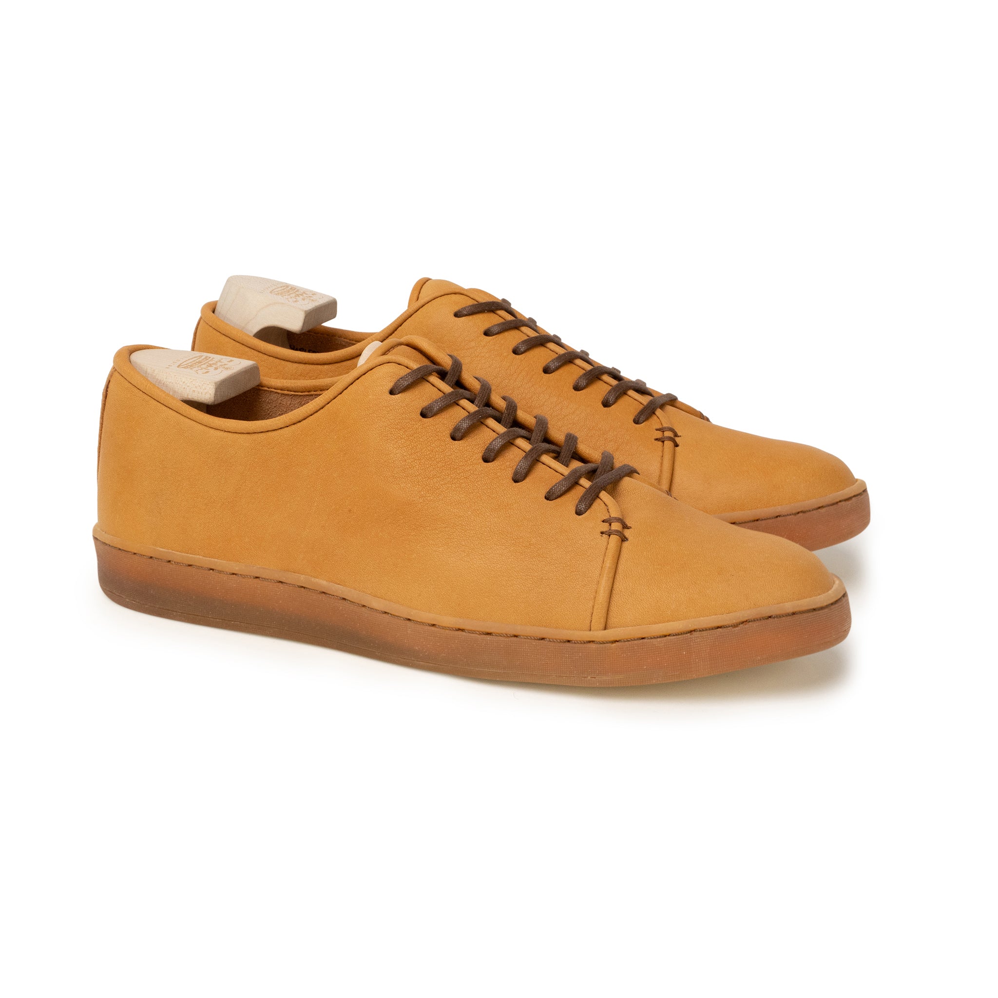Harlestone Unlined Derby - Tan Horween Dearborn