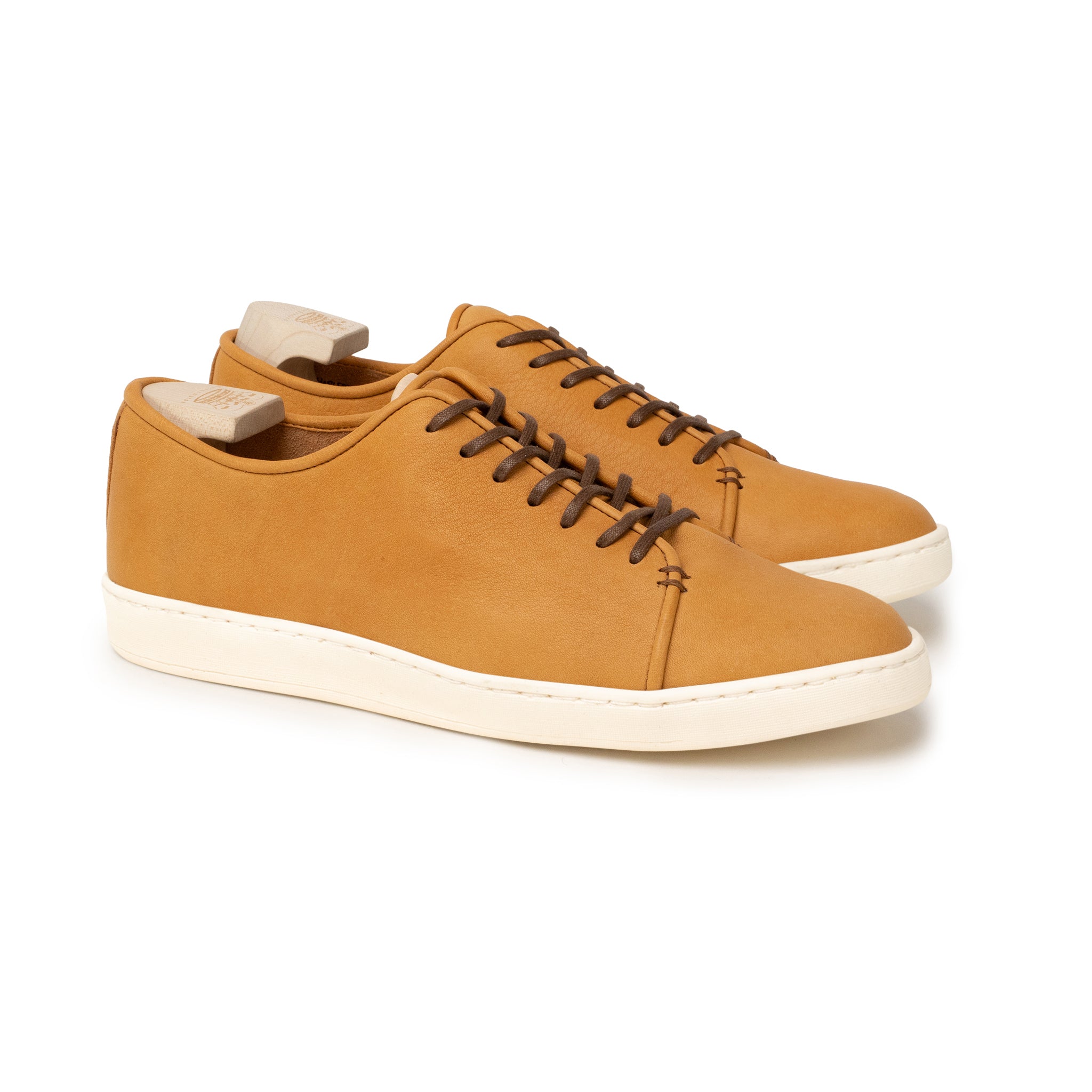 Harlestone Unlined Derby - Tan Horween Dearborn