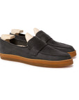 Ashby Unlined Loafer - Black Horween Dearborn