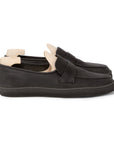 Ashby Unlined Loafer - Black Horween Dearborn