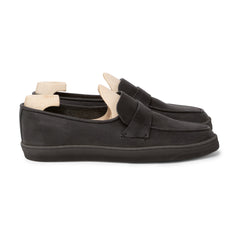 Ashby Unlined Loafer - Black Horween Dearborn