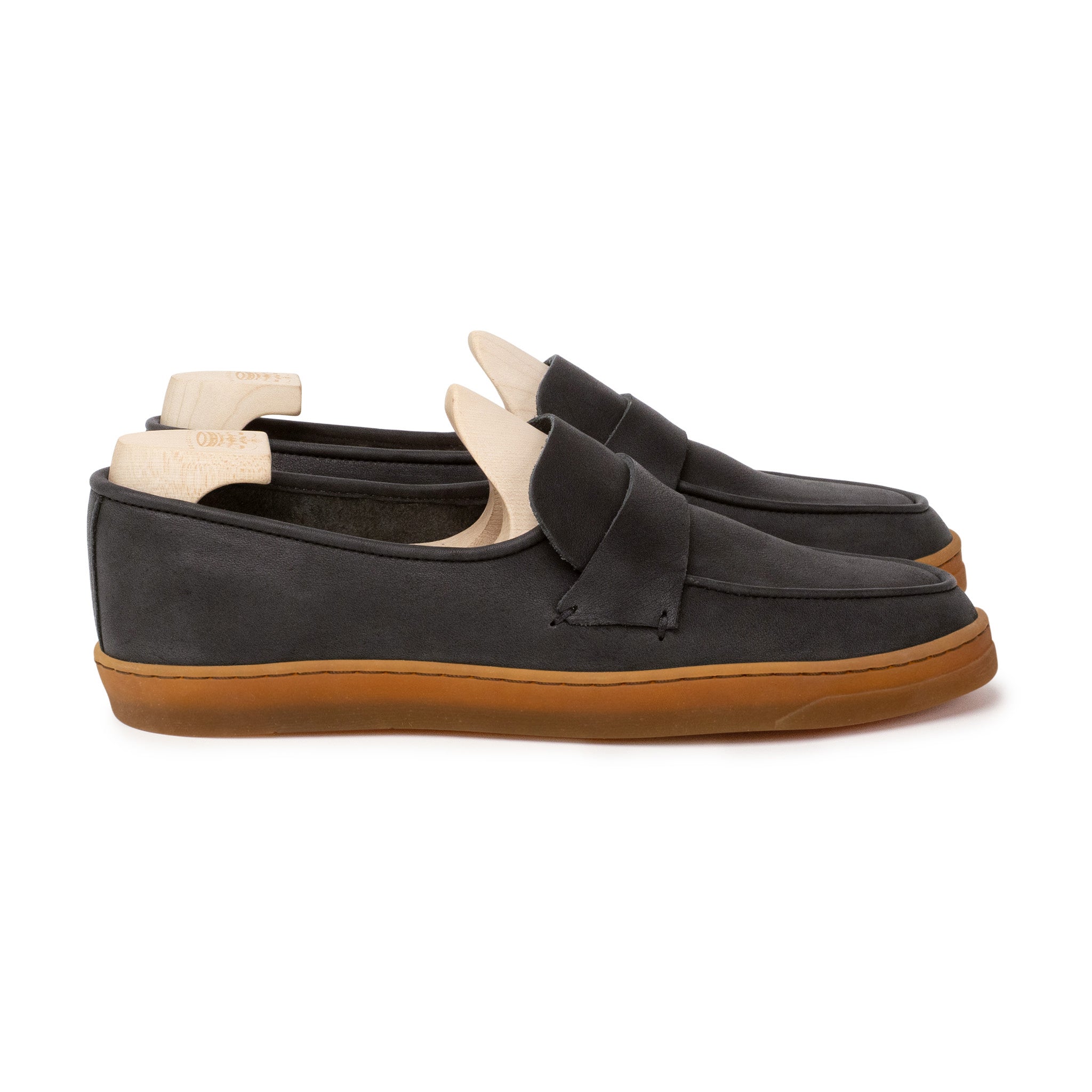 Ashby Unlined Loafer - Black Horween Dearborn