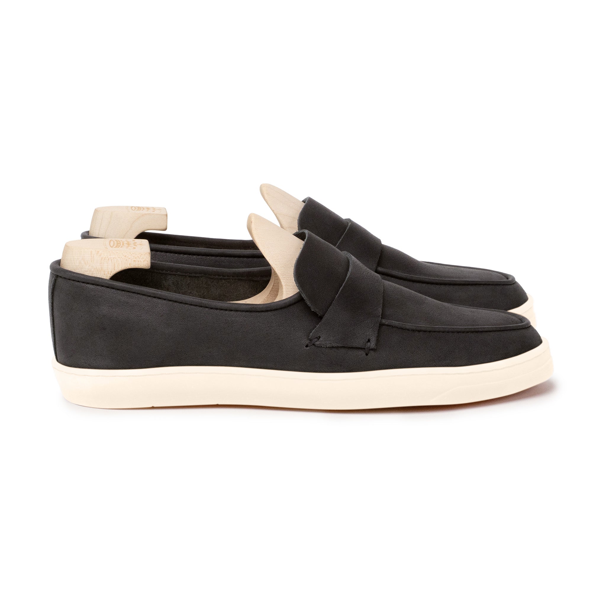 Ashby Unlined Loafer - Black Horween Dearborn