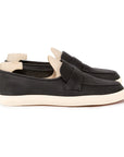 Ashby Unlined Loafer - Black Horween Dearborn