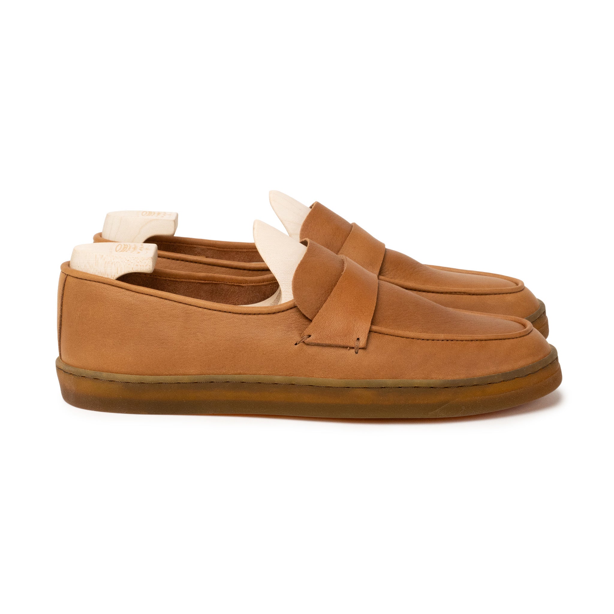Ashby Unlined Loafer - Caramel Horween Dearborn