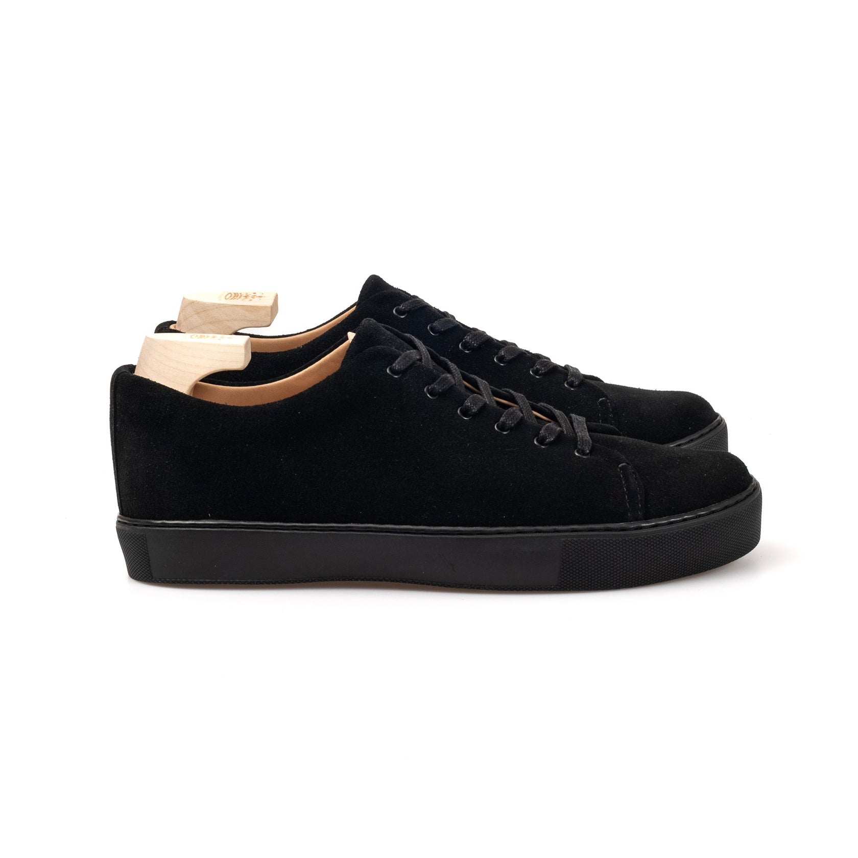 Overstone Derby - Black Janus Calf Suede