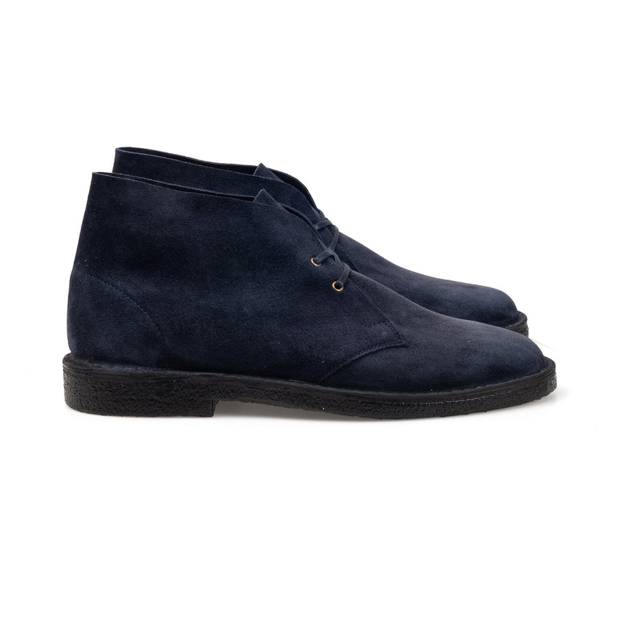 Woodford Desert Boot - Navy Kudu Suede